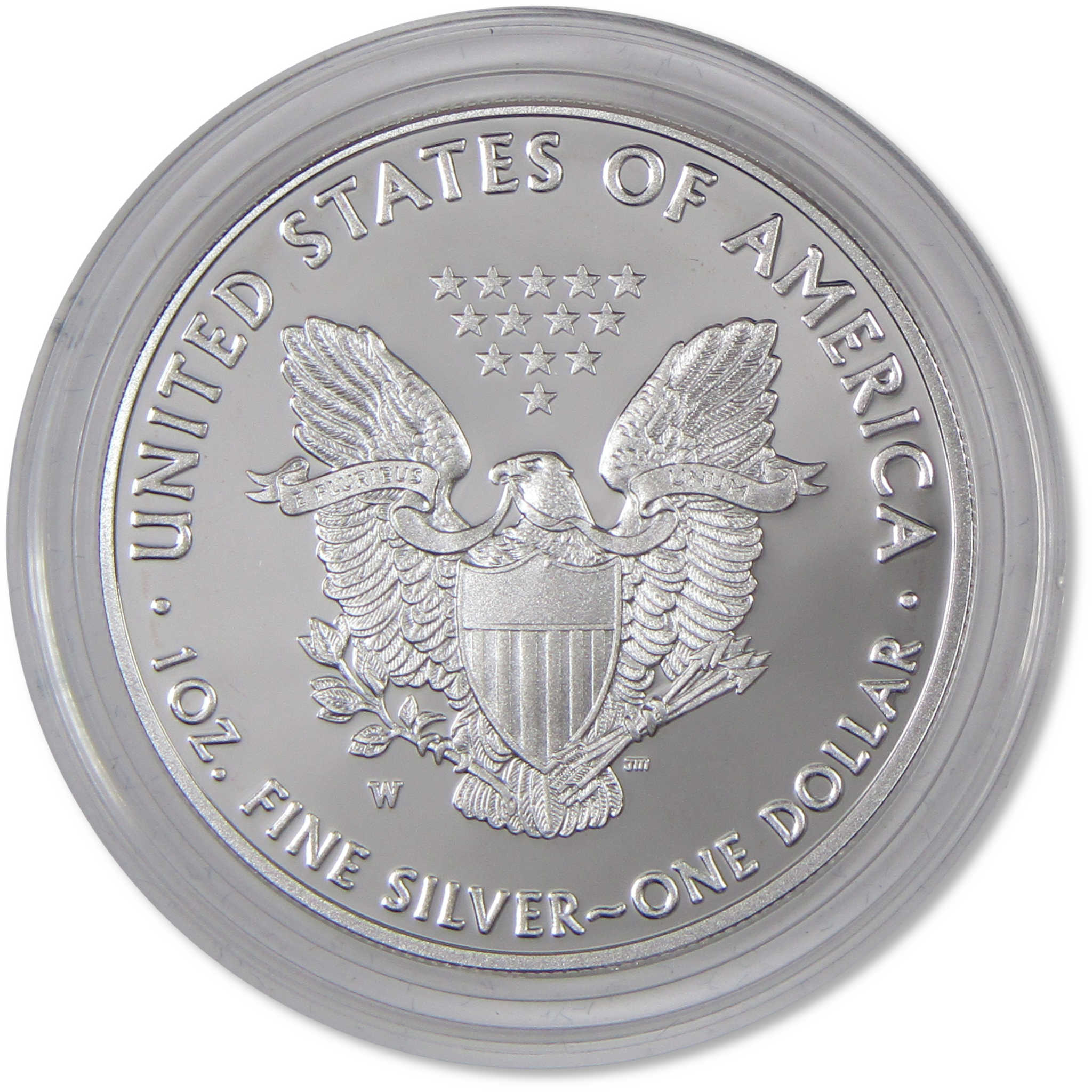 2017 W American Silver Eagle Choice Proof Bullion $1 Coin OGP COA