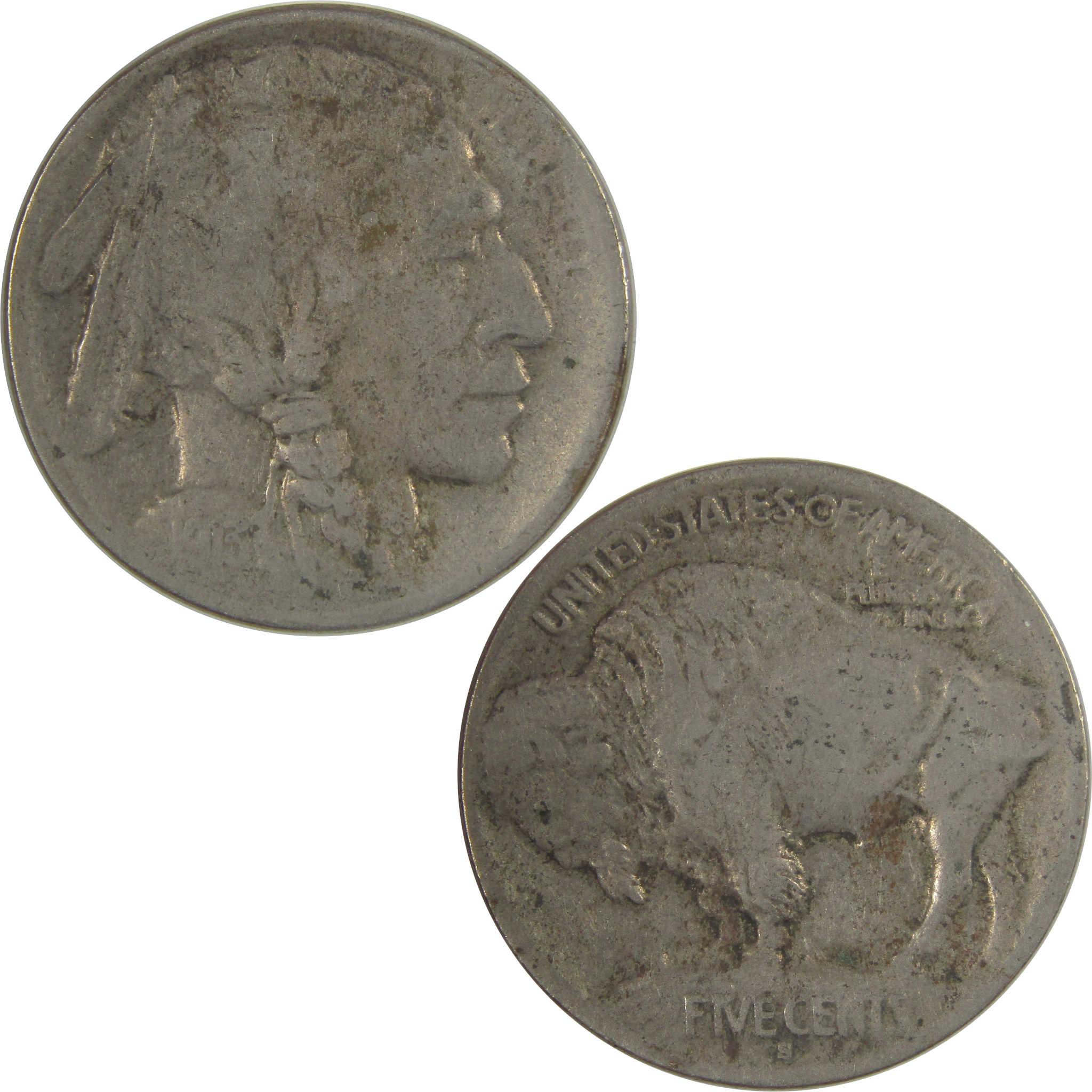 1913 S Type 1 Indian Head Buffalo Nickel VG Very Good SKU:I21053