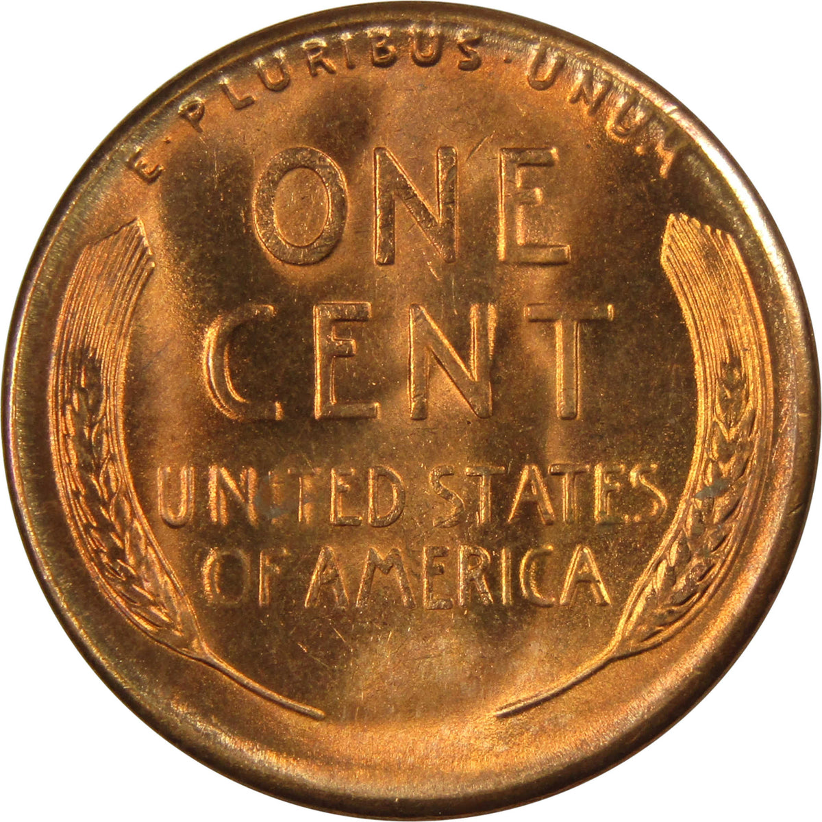 1946 S Lincoln Wheat Cent Uncirculated Mint State Penny 1c Coin