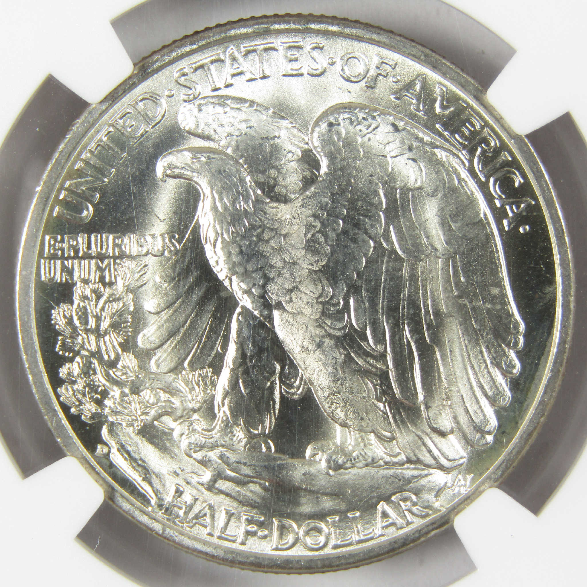 1939 D Liberty Walking Silver Half Dollar MS 64 NGC Uncirculated