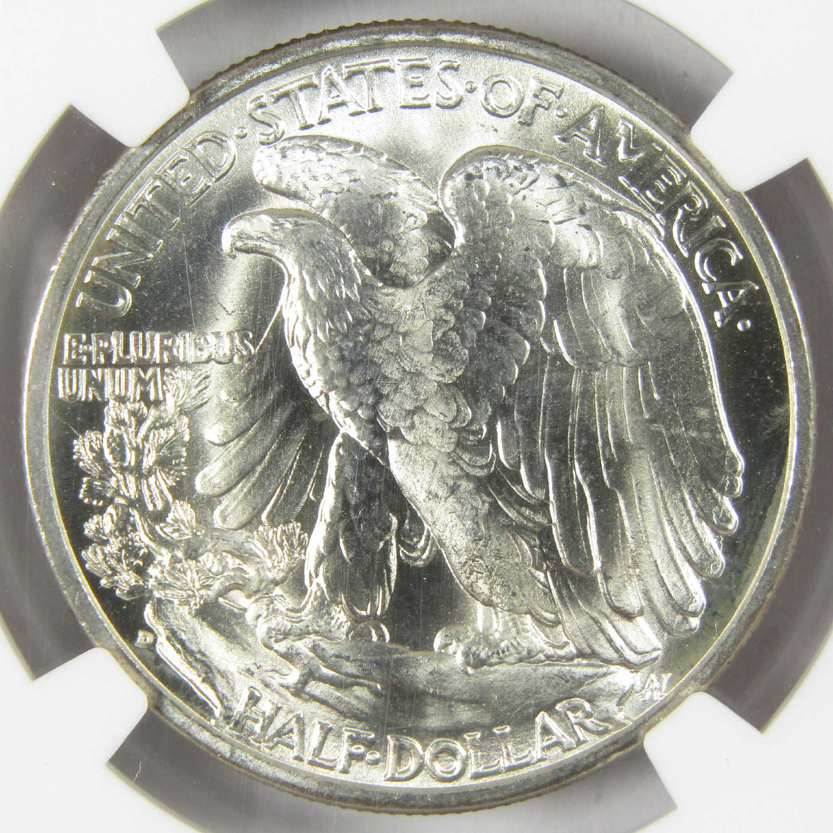 1939 D Liberty Walking Silver Half Dollar MS 64 NGC 50c Coin