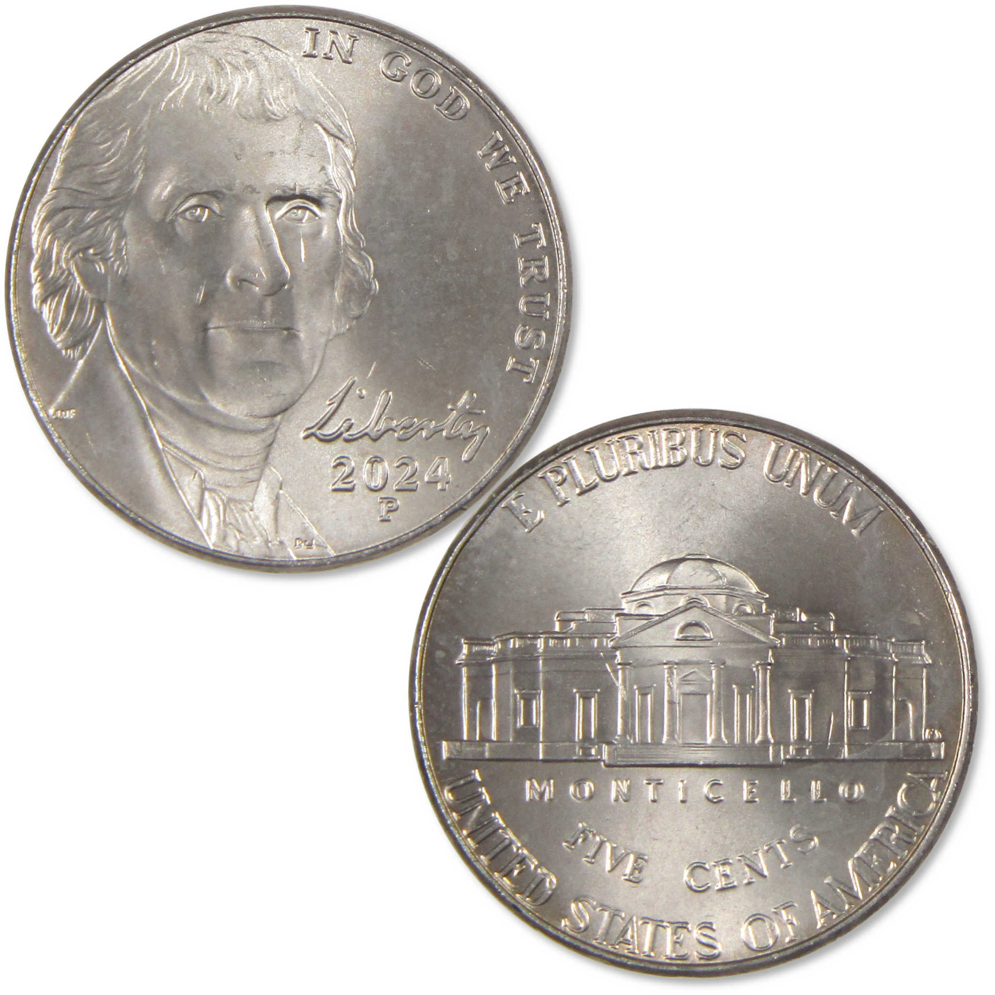 2024 P Jefferson Nickel Uncirculated 5c Coin