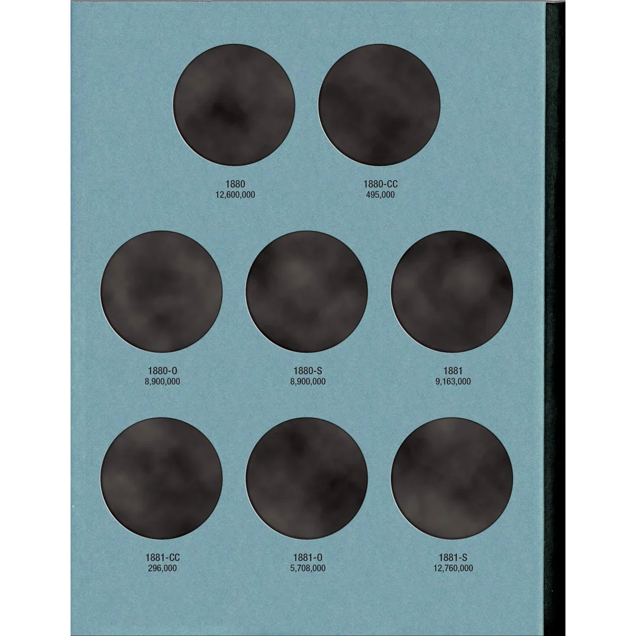 Whitman Morgan Silver Dollar Coin Folder Collection #1 1878-1883