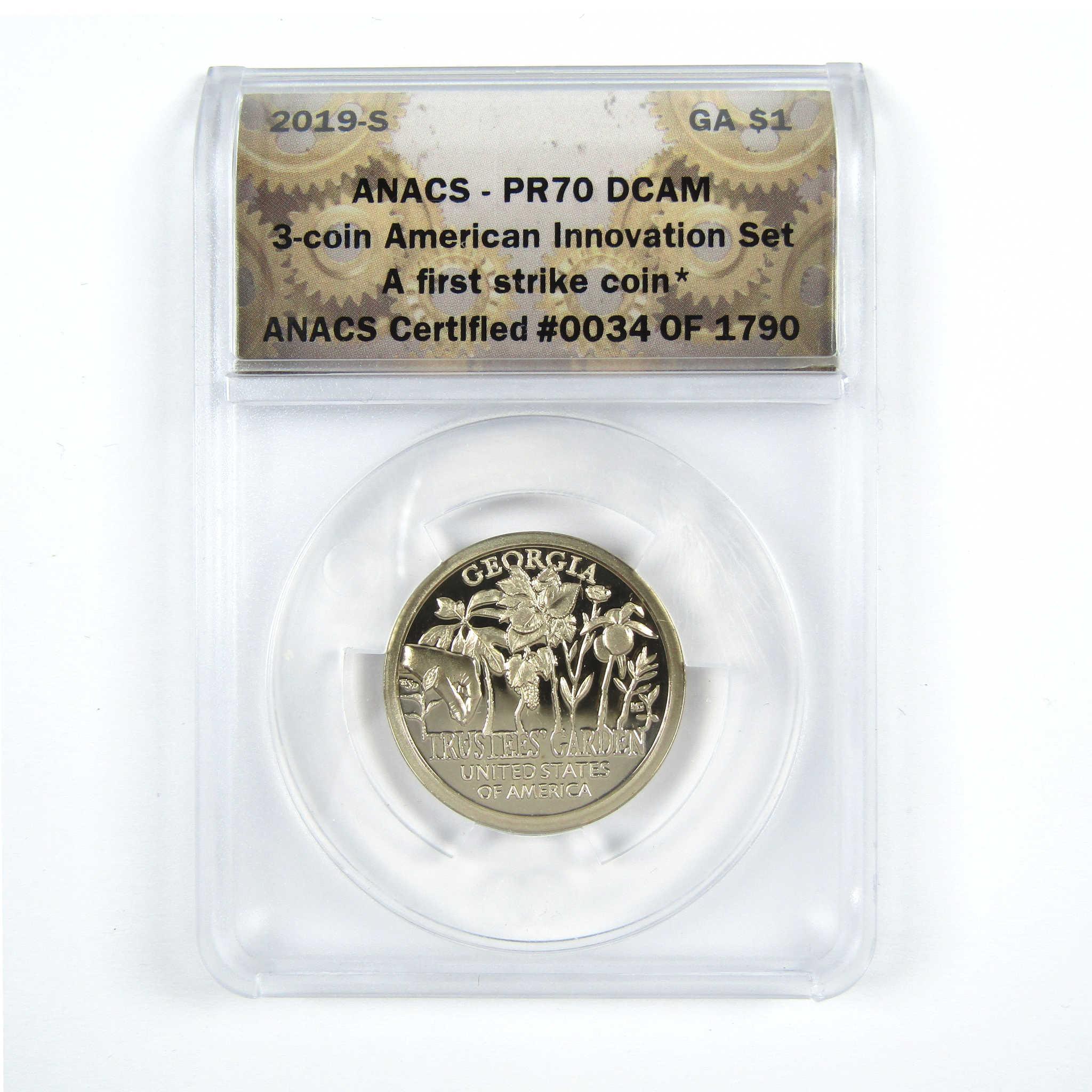 2019 PDS Trustee's Garden Innovation Dollar Set ANACS SKU:CPC6182