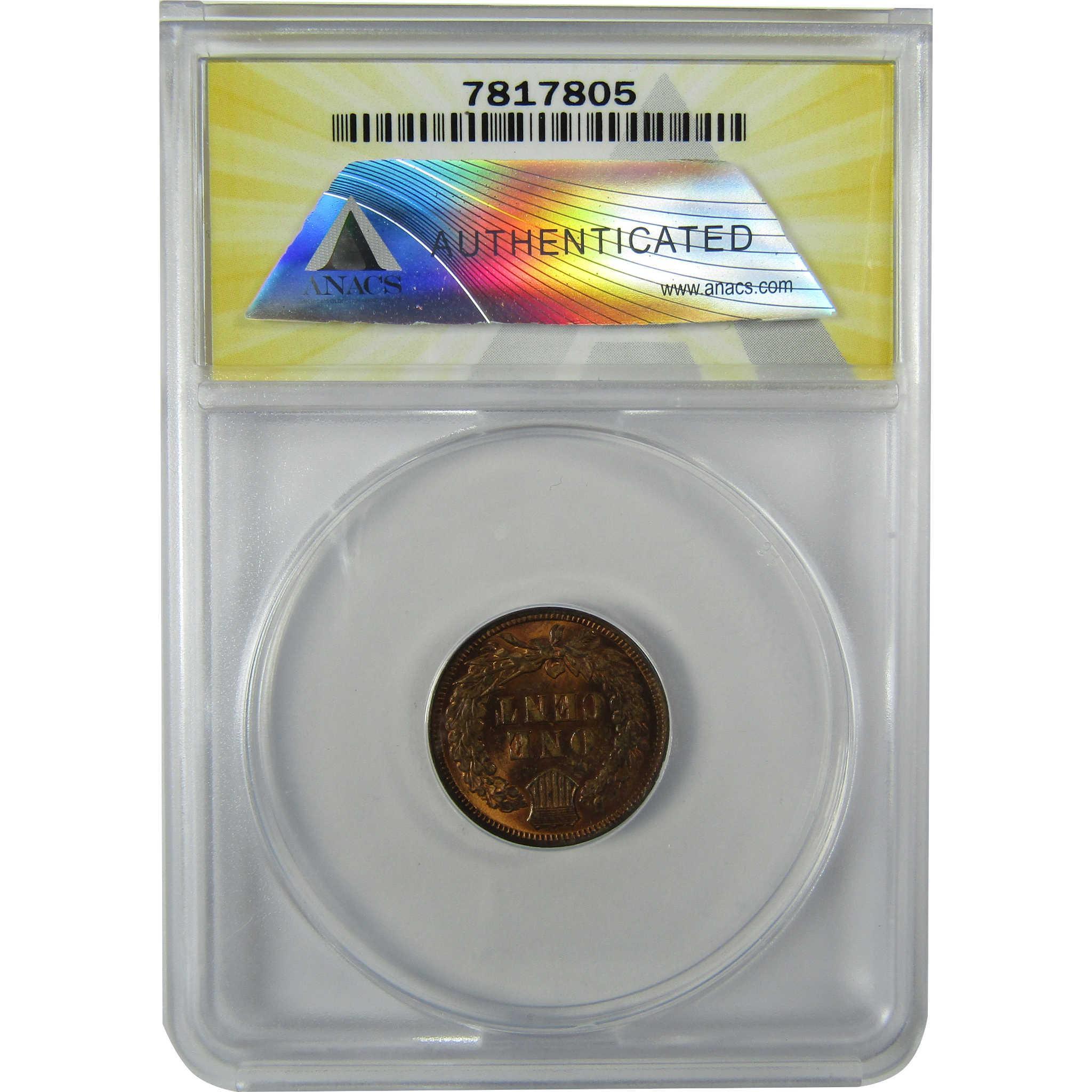 1904 Indian Head Cent MS 63 RB ANACS Penny Uncirculated SKU:CP837