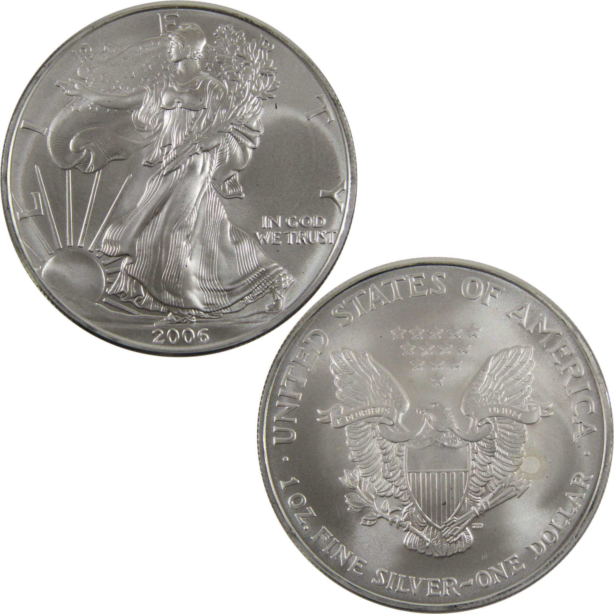 2006 American Silver Eagle Uncirculated Bullion $1 Coin