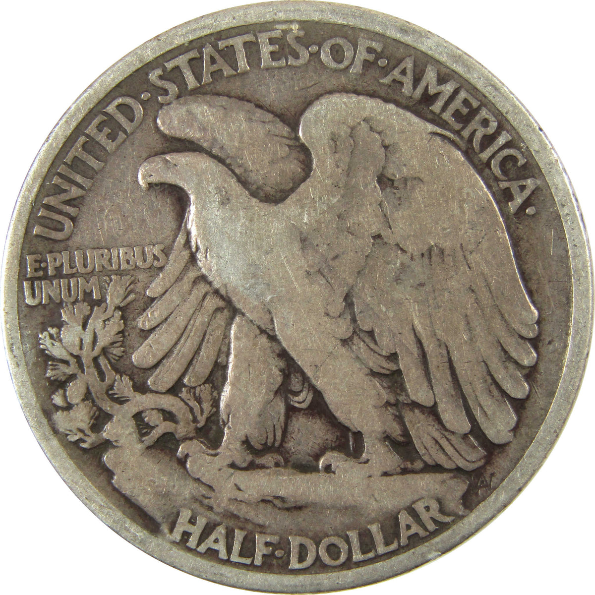 1916 Liberty Walking Silver 50c VG Very Good Details SKU:I29018