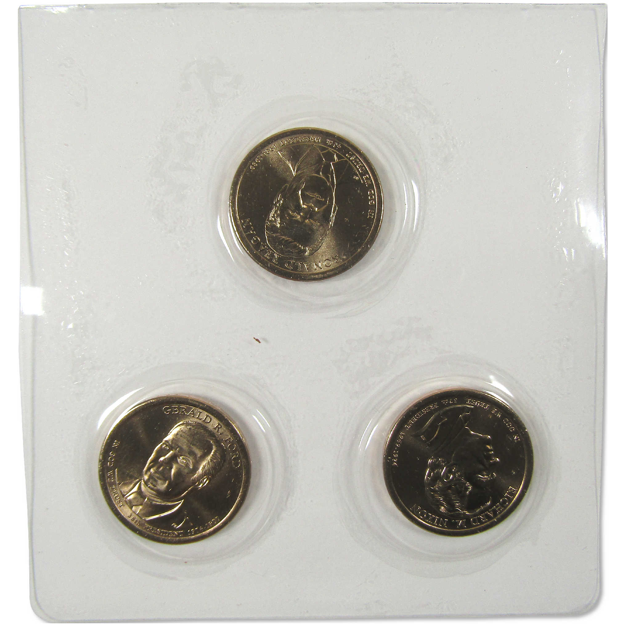 2016 D Presidential Dollar $1 Three-Coin Set OGP SKU:CPC0793