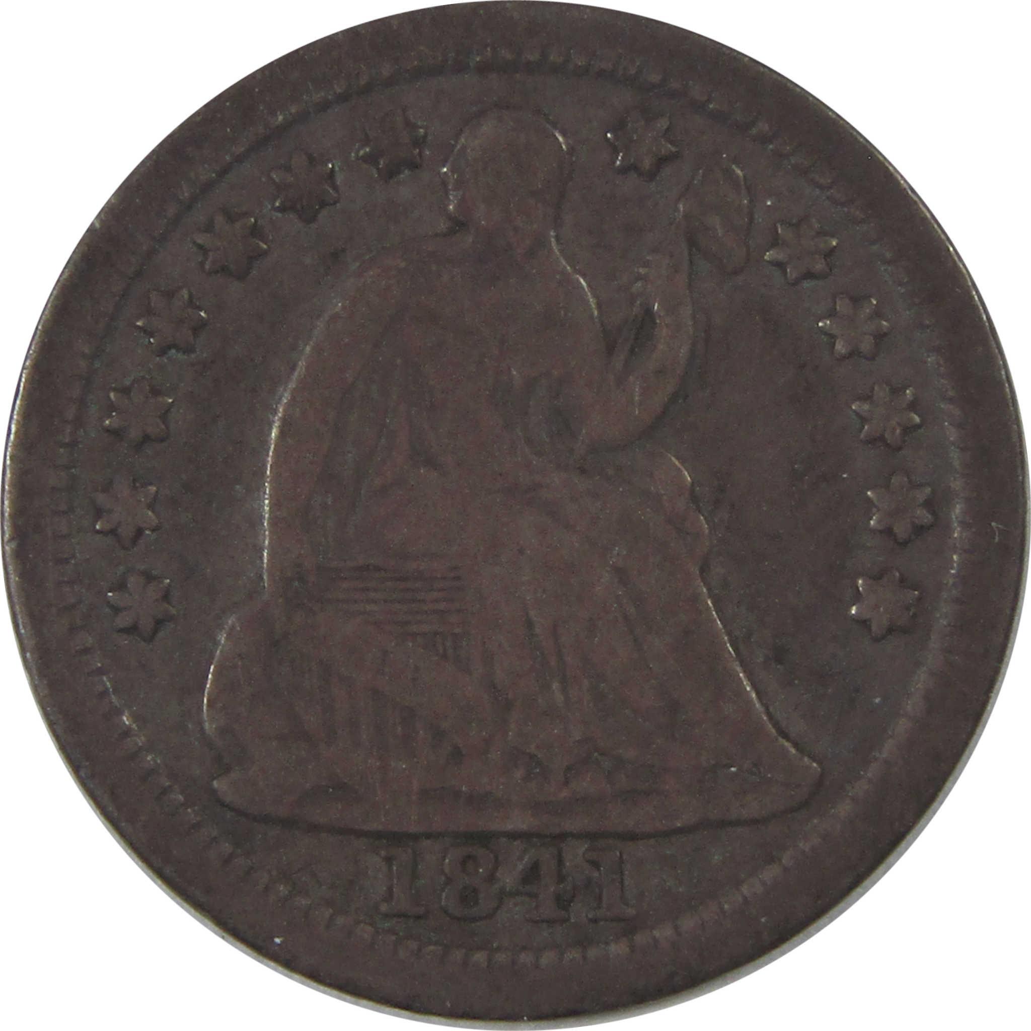 1841 O Seated Liberty Half Dime VG Very Good Silver 5c Coin SKU:I18810