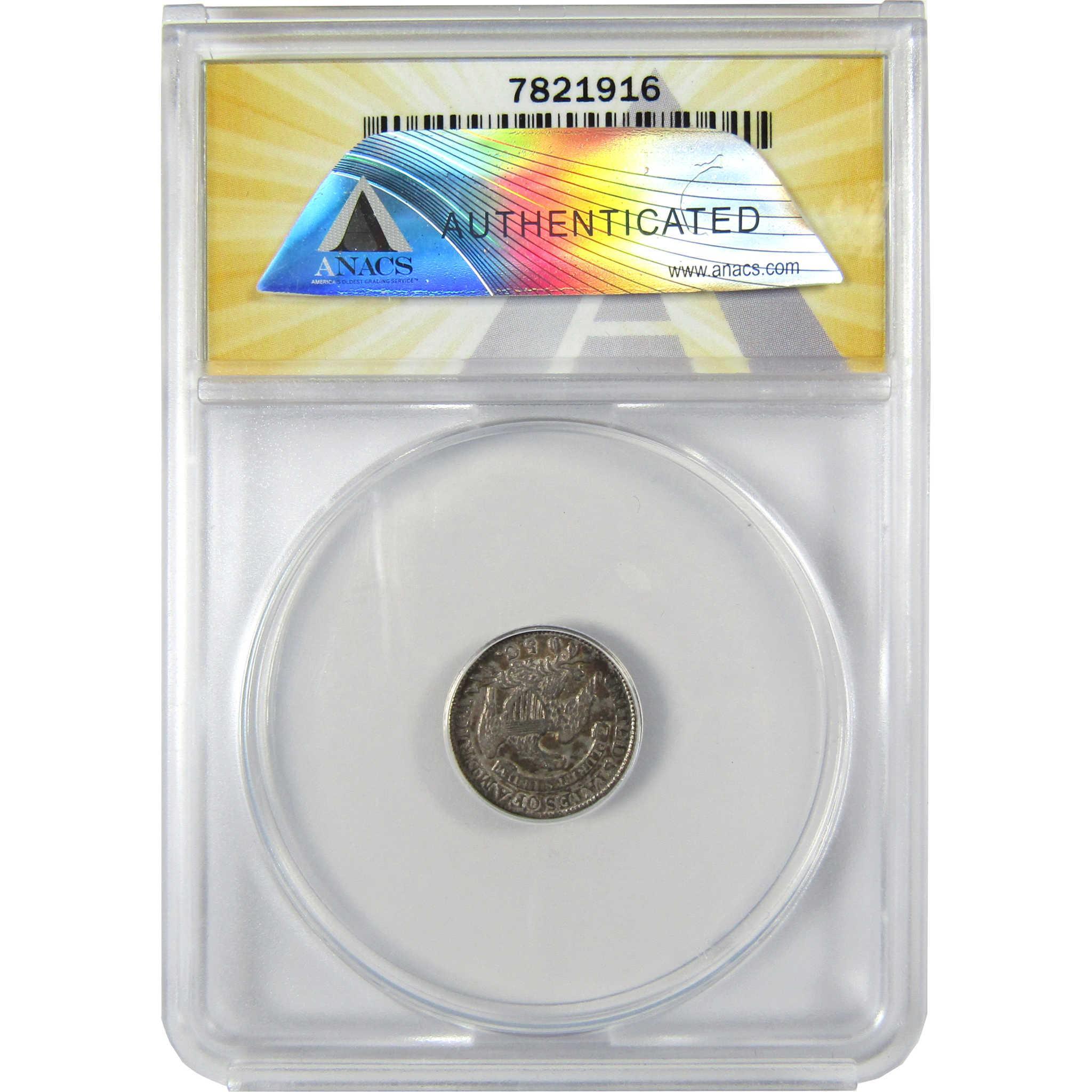 1835 Large Date Small 5C Capped Bust Half Dime EF 45 ANACS SKU:I26021