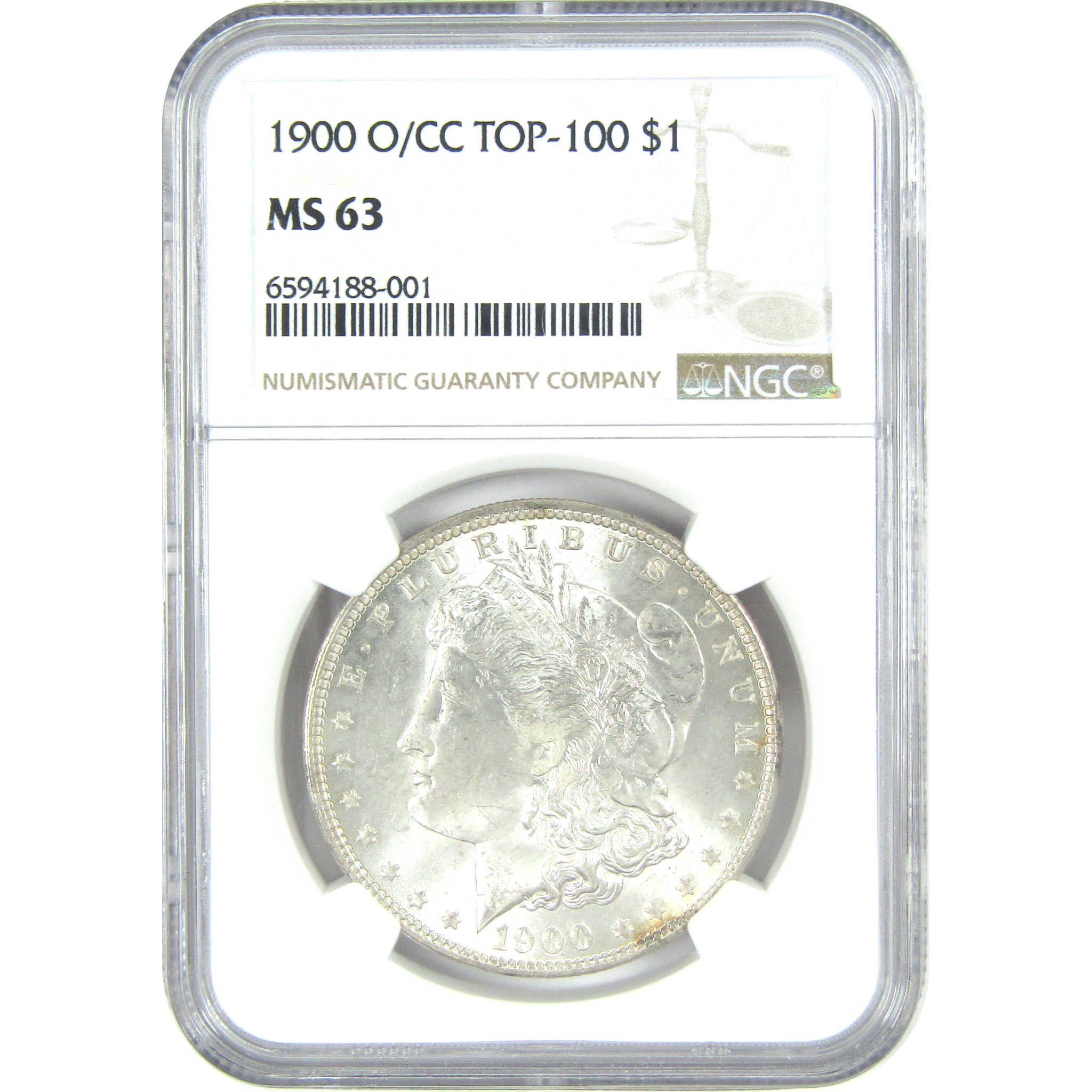 1900 O/CC Top 100 Morgan Dollar MS 63 NGC Silver $1 Coin SKU:I16443 - Morgan coin - Morgan silver dollar - Morgan silver dollar for sale - Profile Coins & Collectibles