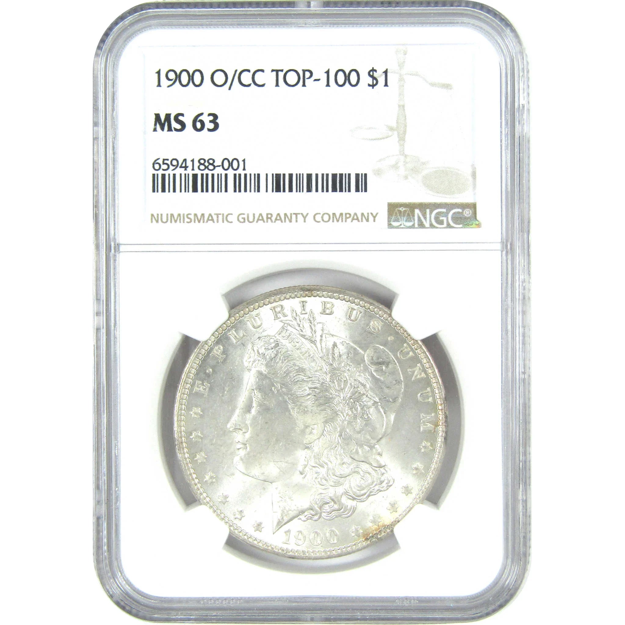 1900 O/CC Top 100 Morgan Dollar MS 63 NGC Silver $1 Coin SKU:I16443 - Morgan coin - Morgan silver dollar - Morgan silver dollar for sale - Profile Coins & Collectibles