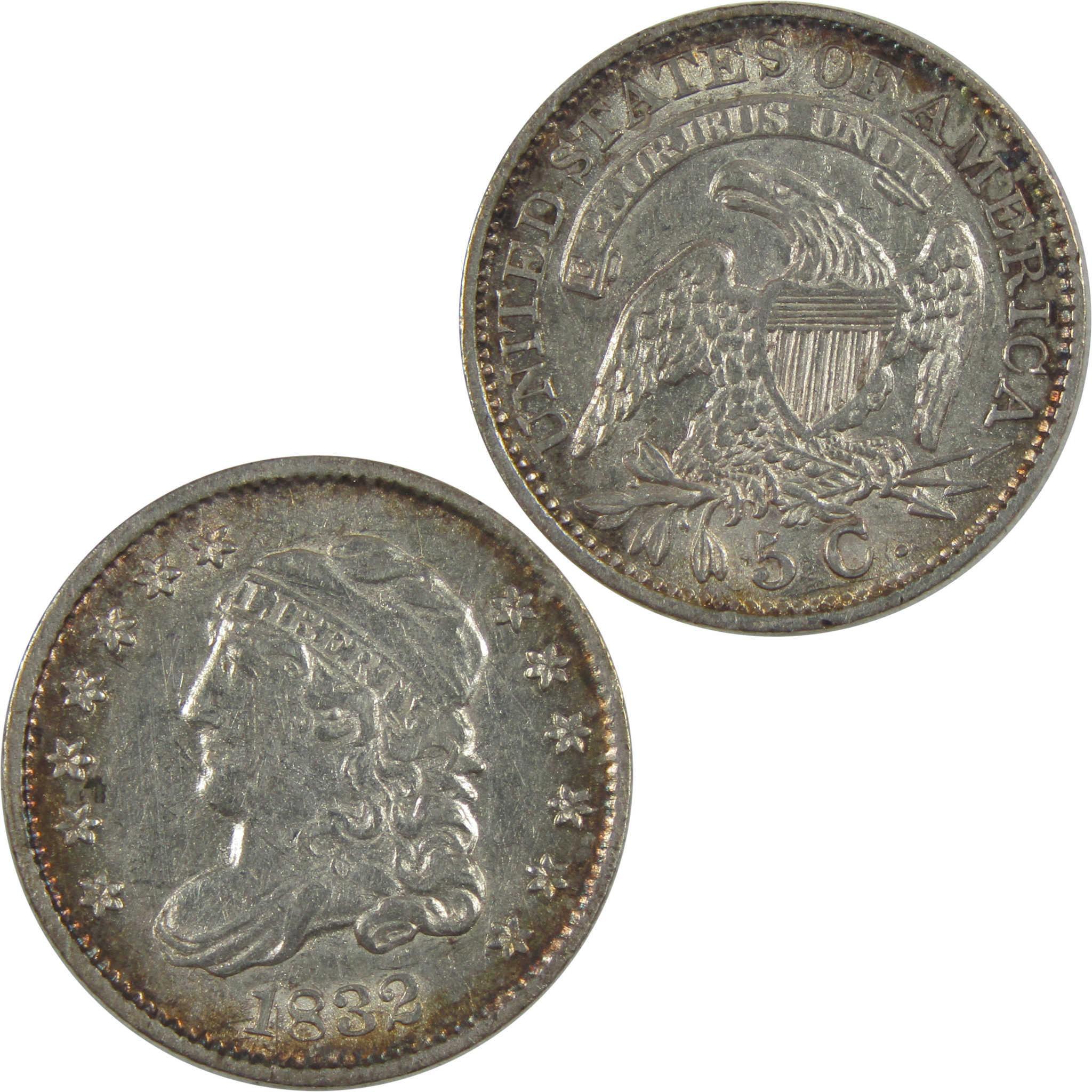 1832 Capped Bust Half Dime AU About Uncirculated Silver SKU:I20975