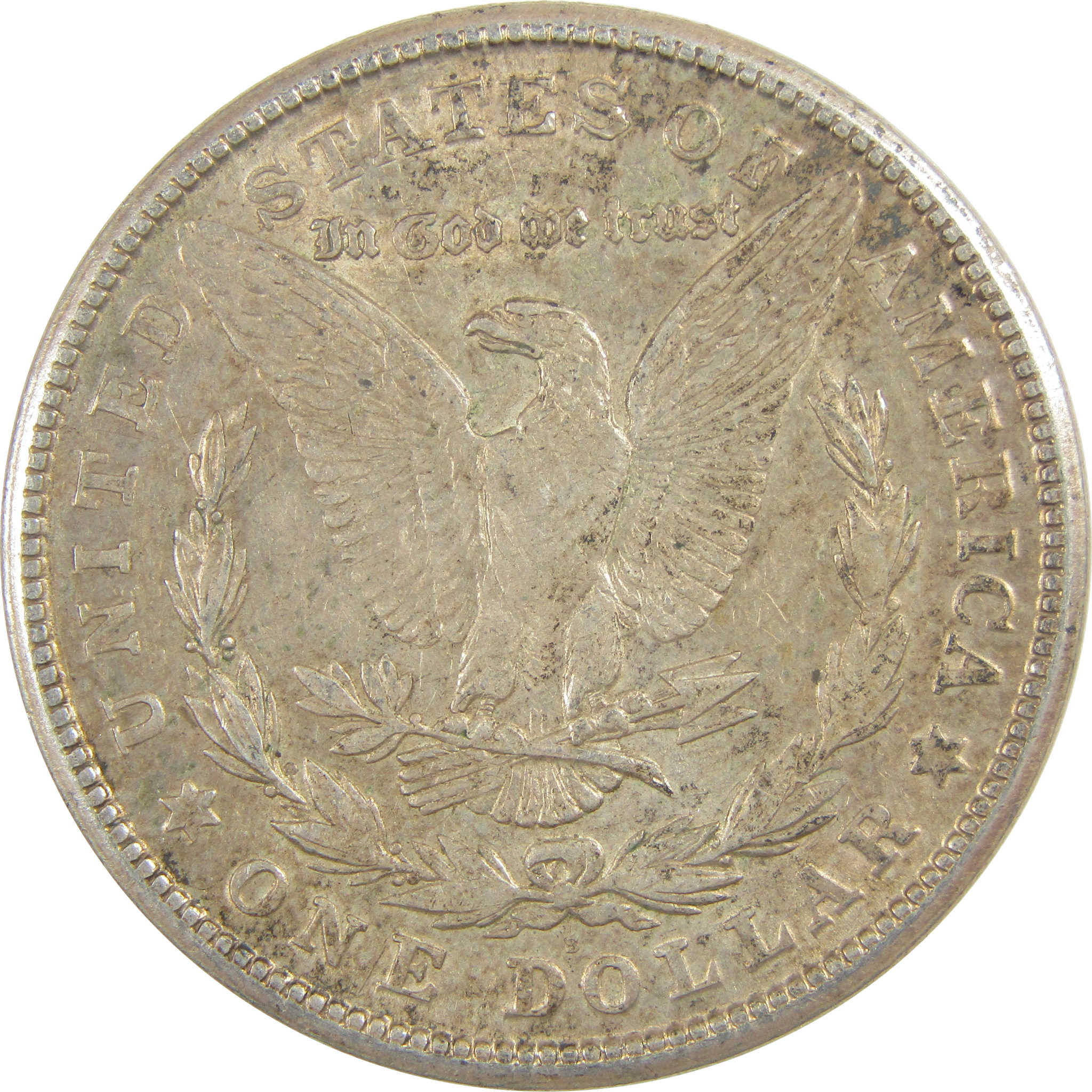 1921 S Morgan Dollar XF EF Extremely Fine Lamination Error SKU:I20268 - Morgan coin - Morgan silver dollar - Morgan silver dollar for sale - Profile Coins & Collectibles