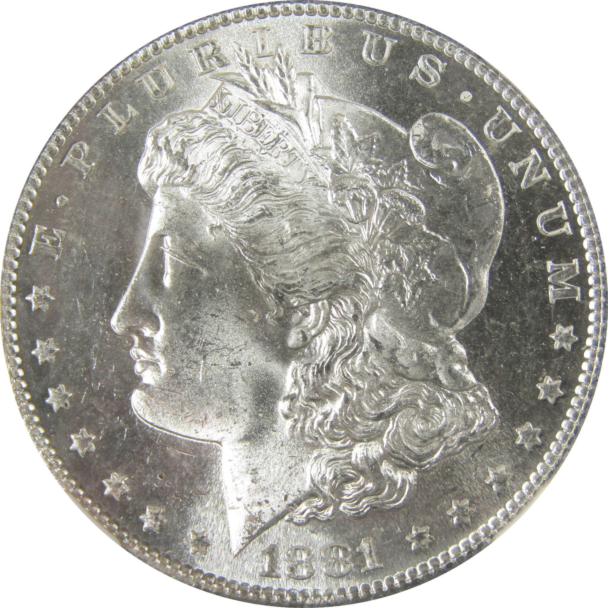1881 S Morgan Silver Dollar MS 64 NGC Uncirculated $1 Coin SKU:I27910 - Morgan coin - Morgan silver dollar - Morgan silver dollar for sale - Profile Coins & Collectibles