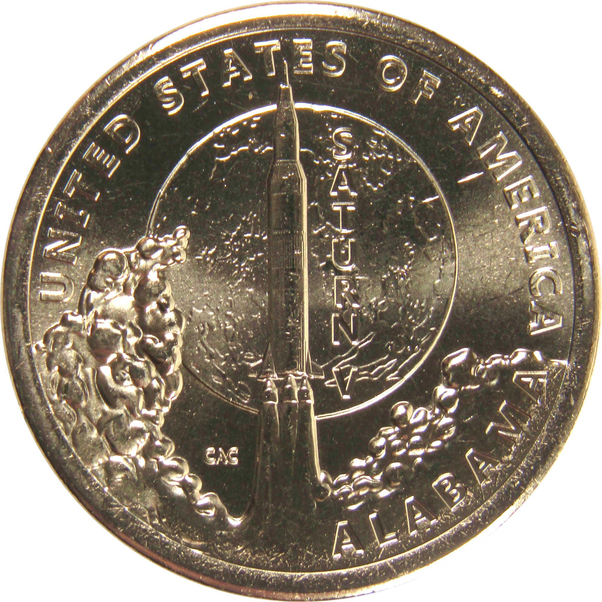 2024 P Saturn V Rocket American Innovation Dollar Uncirculated $1 Coin
