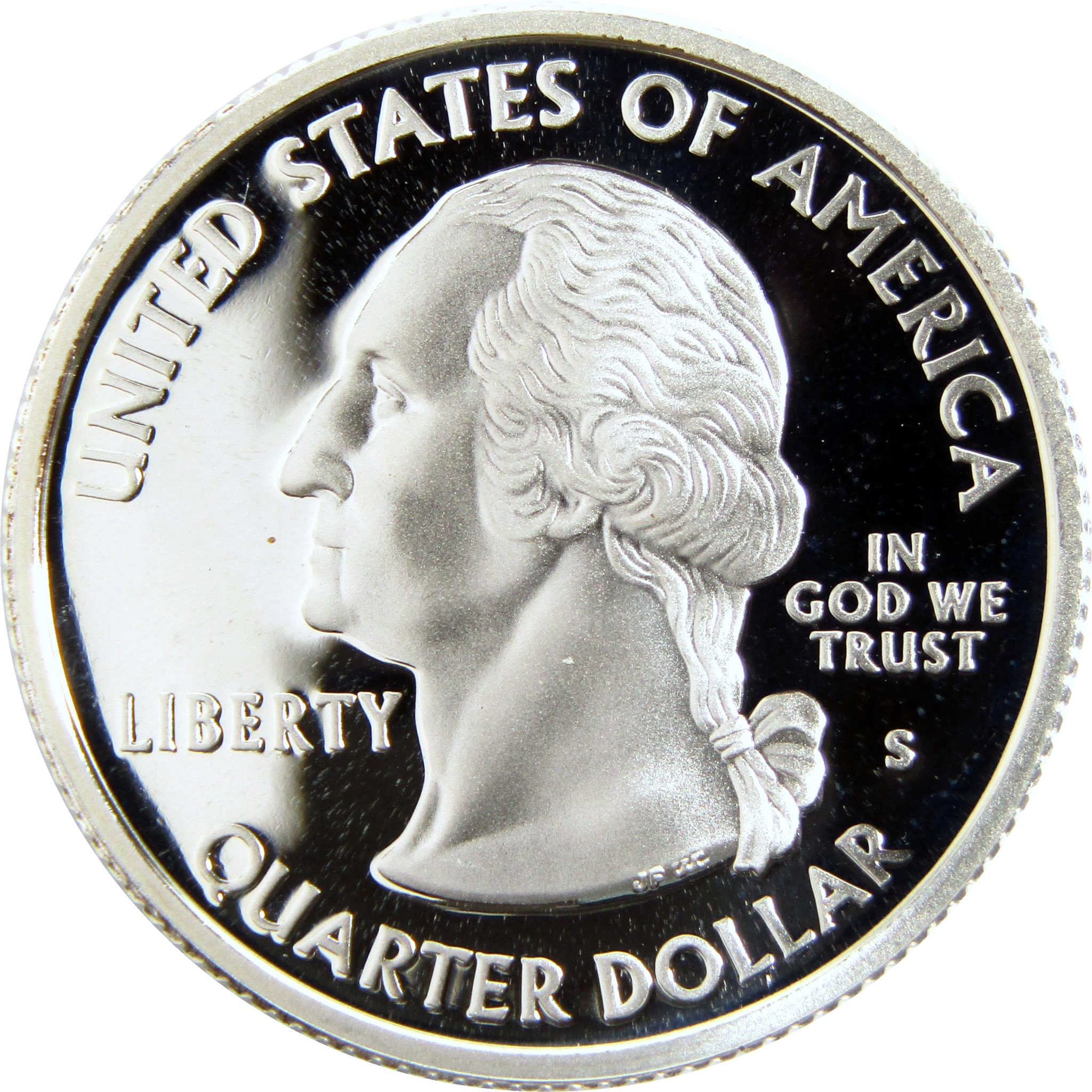 2008 S Alaska State Quarter Silver 25c Proof Coin