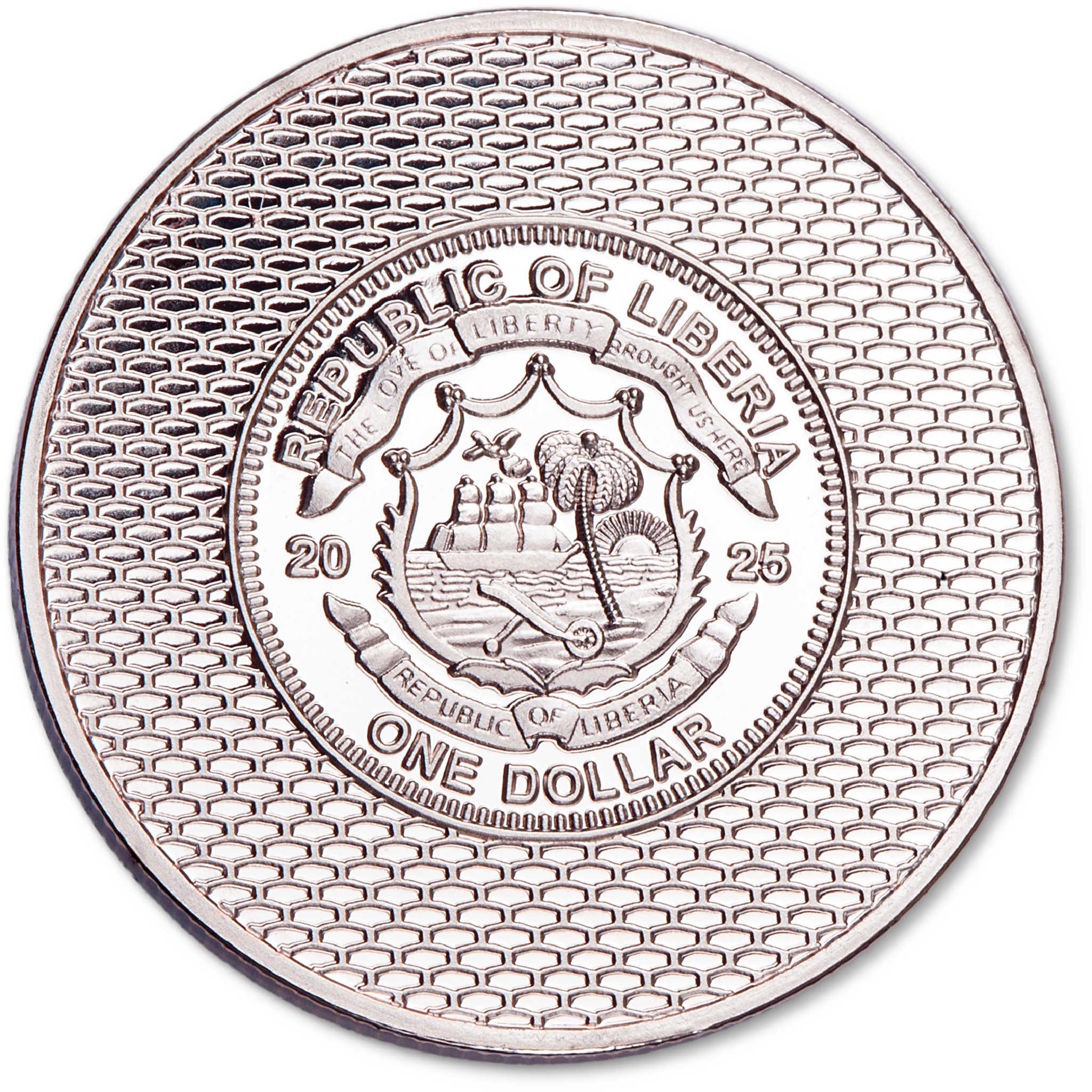 2025 Liberia Ford Truck Series 1940 Half Ton Proof-Like $1 Coin