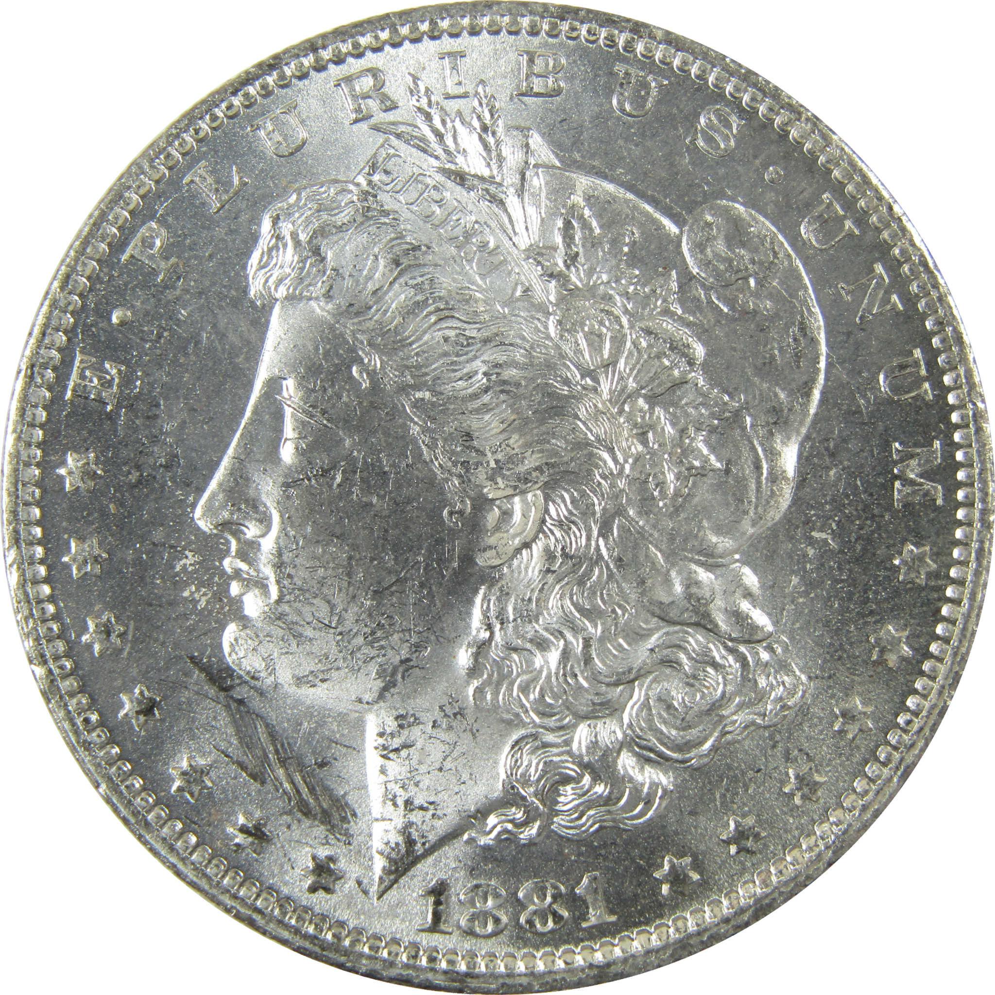 1881 O Morgan Silver Dollar Uncirculated Mint State $1 Coin SKU:I27707 - Morgan coin - Morgan silver dollar - Morgan silver dollar for sale - Profile Coins & Collectibles