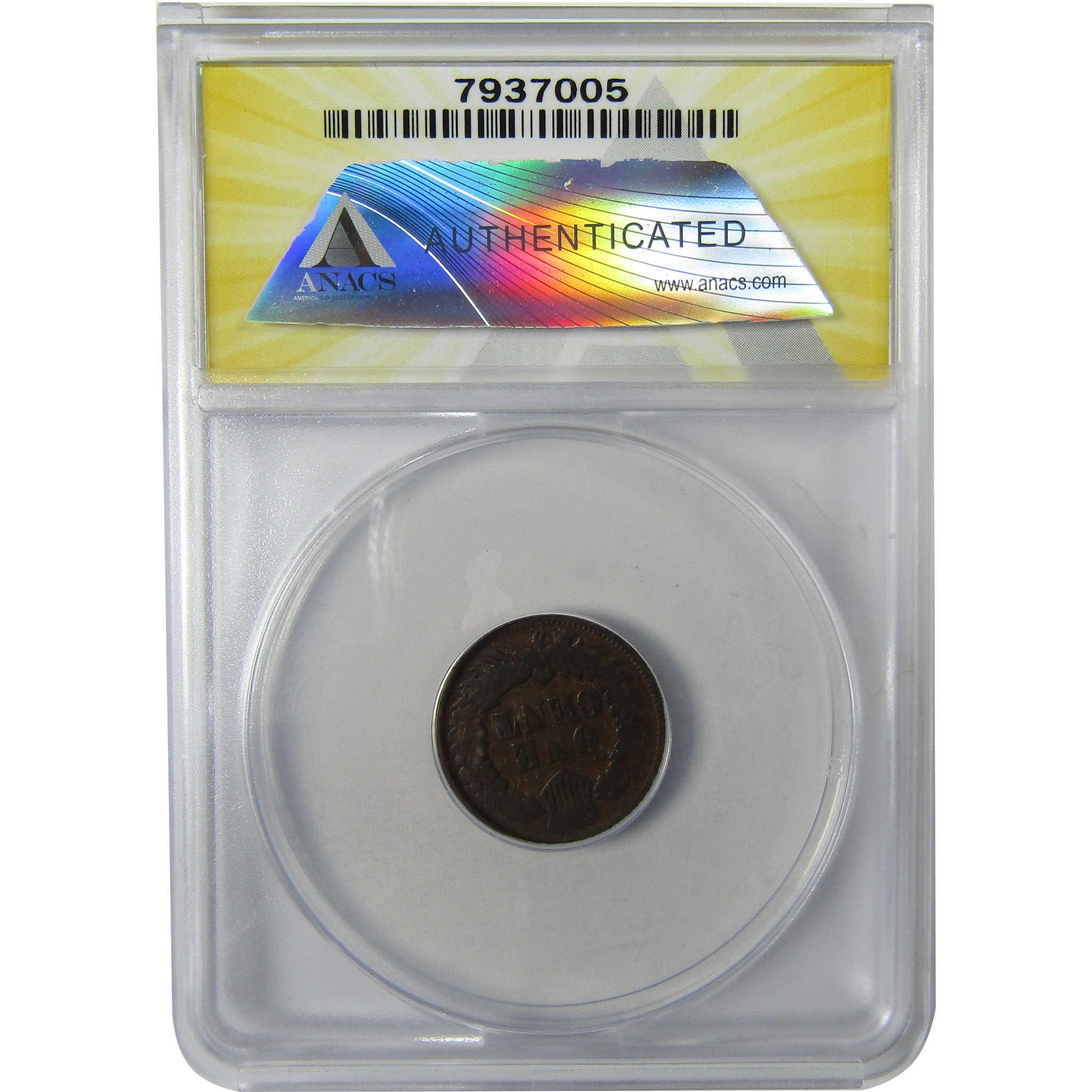 1864 L Indian Head Bronze Cent G 6 Details ANACS Penny SKU:I27960