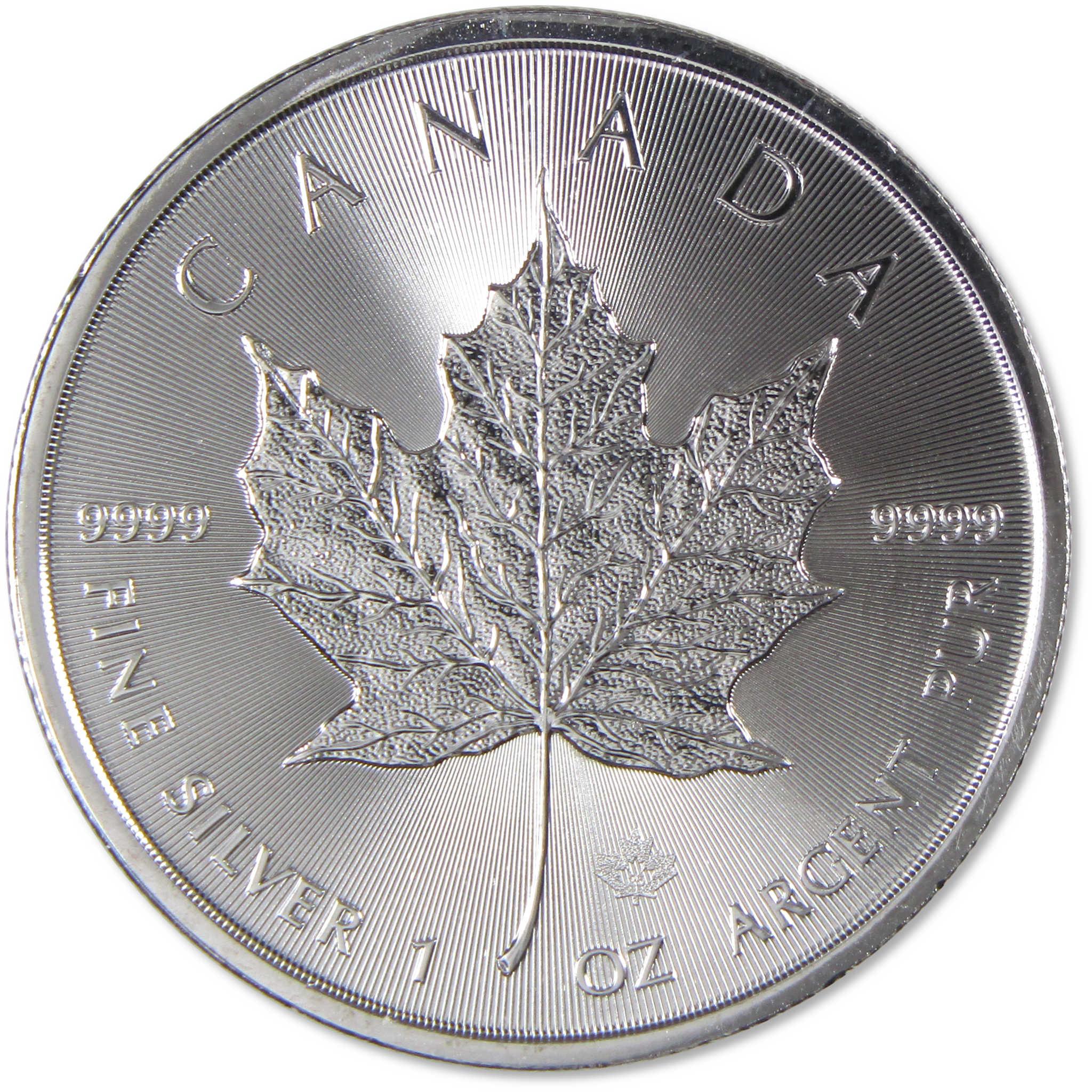 2025 Canadian Maple Leaf BU Brilliant Uncirculated 1 oz .9999 Silver