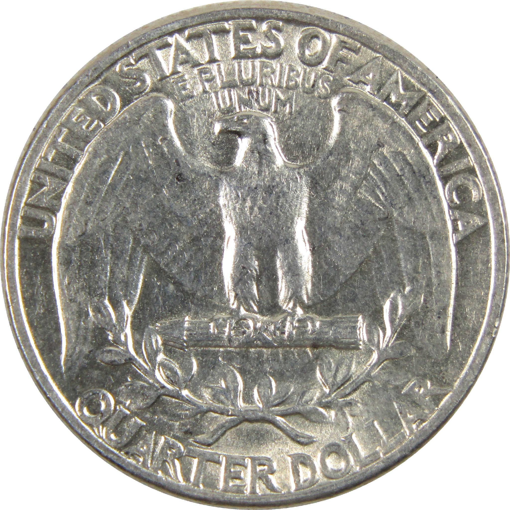 1943 Washington Quarter AU About Uncirculated Silver 25c Coin