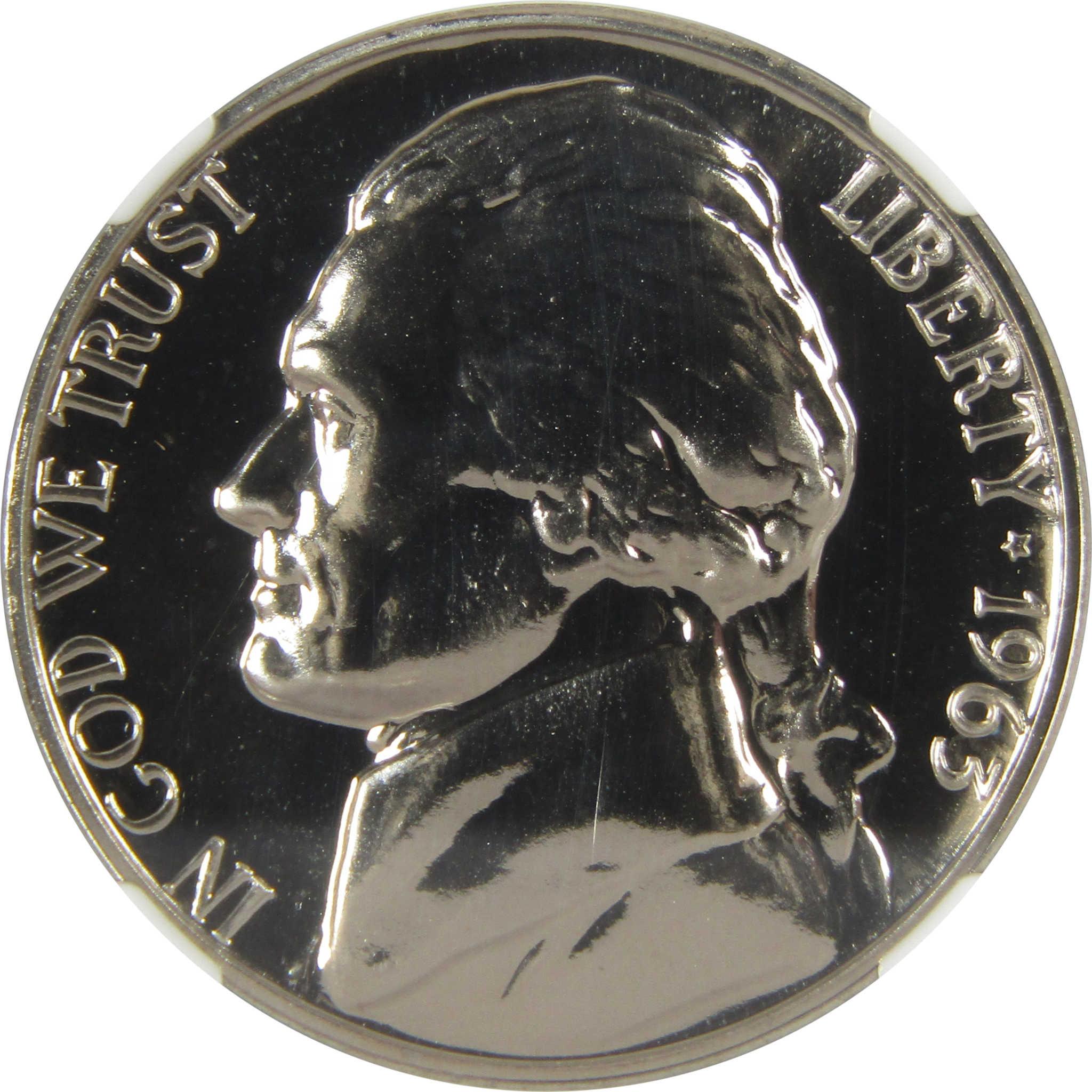 1963 Jefferson Nickel PF 69 NGC Proof 5c Coin Collectible SKU:I27330