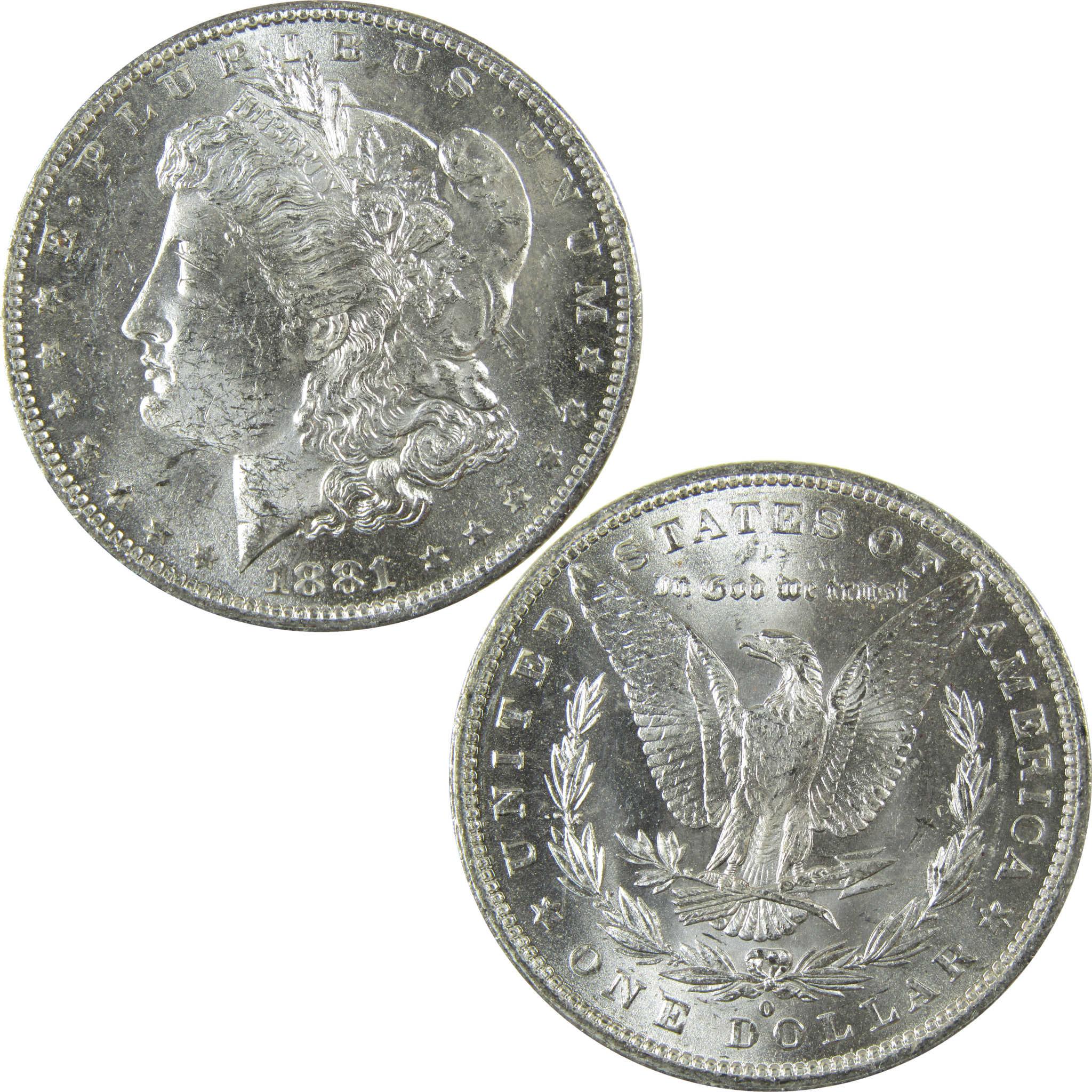 1881 O Morgan Silver Dollar Uncirculated Mint State $1 Coin SKU:I27680 - Morgan coin - Morgan silver dollar - Morgan silver dollar for sale - Profile Coins & Collectibles