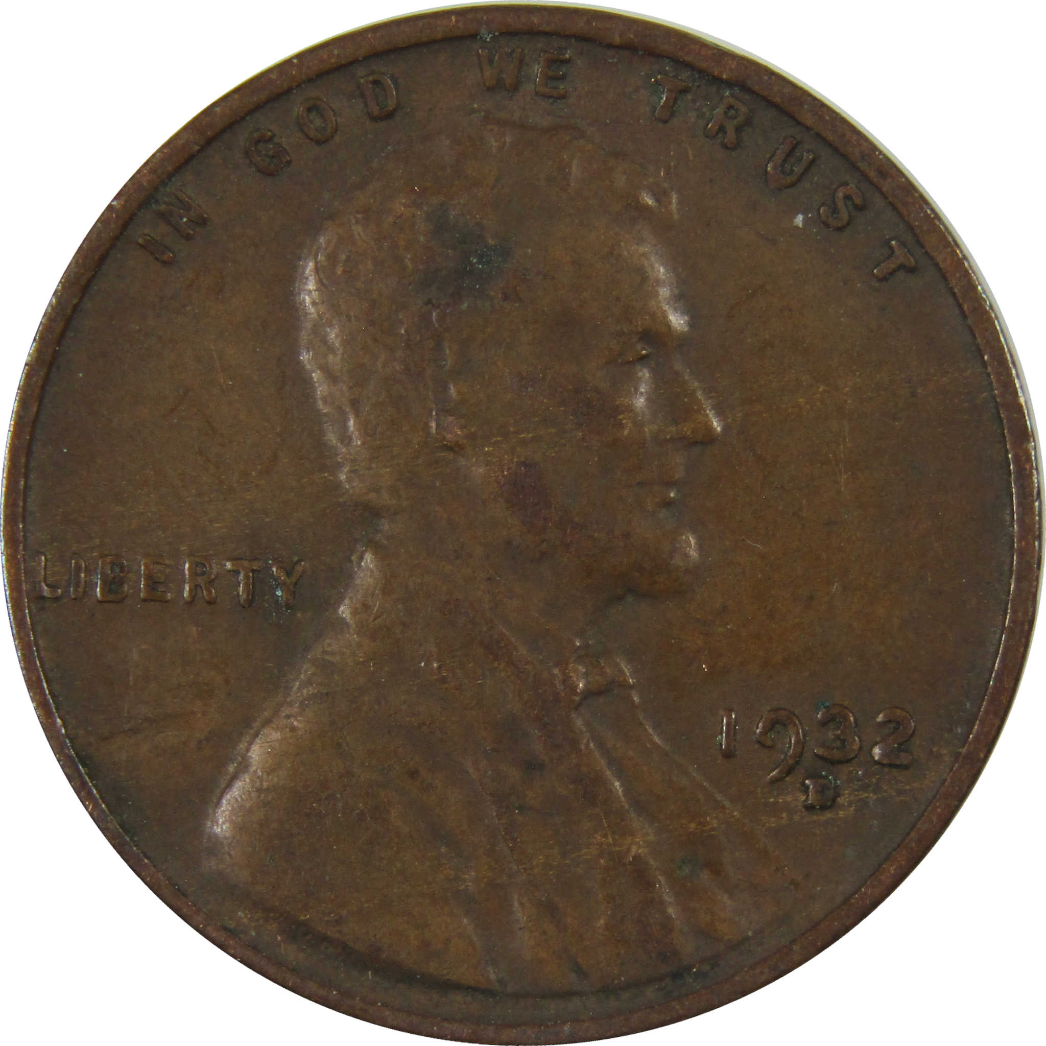 1932 D Lincoln Wheat Cent VF Very Fine Penny 1c Coin SKU:I26809