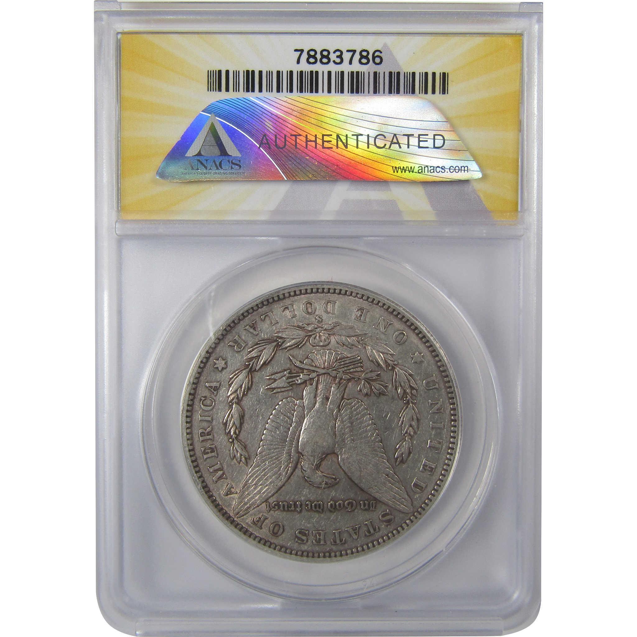 1892 S Morgan Silver Dollar EF 45 ANACS $1 Coin SKU:I24998 - Morgan coin - Morgan silver dollar - Morgan silver dollar for sale - Profile Coins & Collectibles