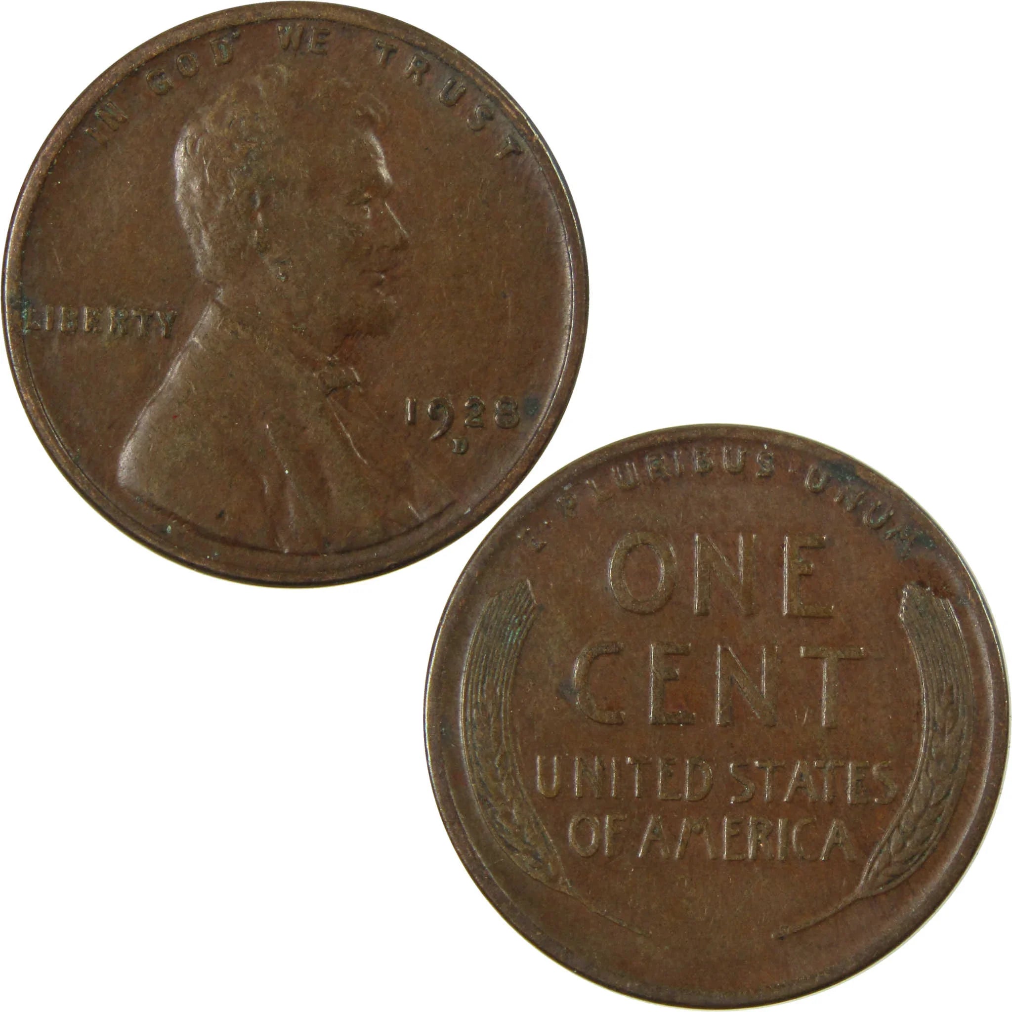 1928 D Lincoln Wheat Cent VF Very Fine Penny 1c Coin SKU:I27598