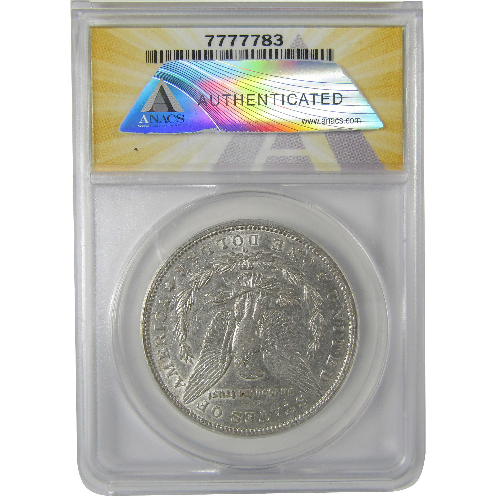 1896 O Morgan Dollar AU 50 Details ANACS Silver $1 Coin SKU:I18959 - Morgan coin - Morgan silver dollar - Morgan silver dollar for sale - Profile Coins & Collectibles