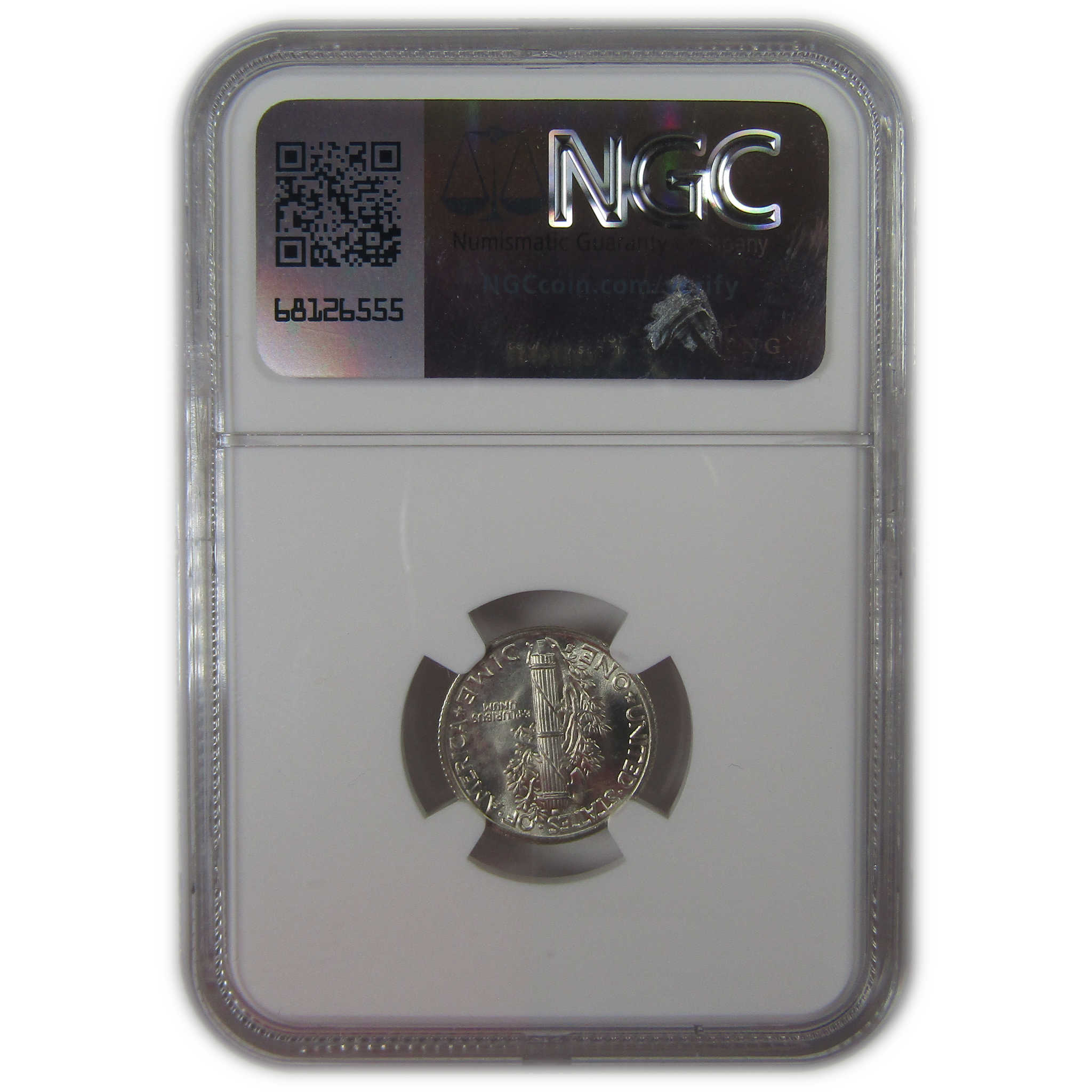1937 S Mercury Dime MS 66 FB NGC Silver Uncirculated SKU:I23189