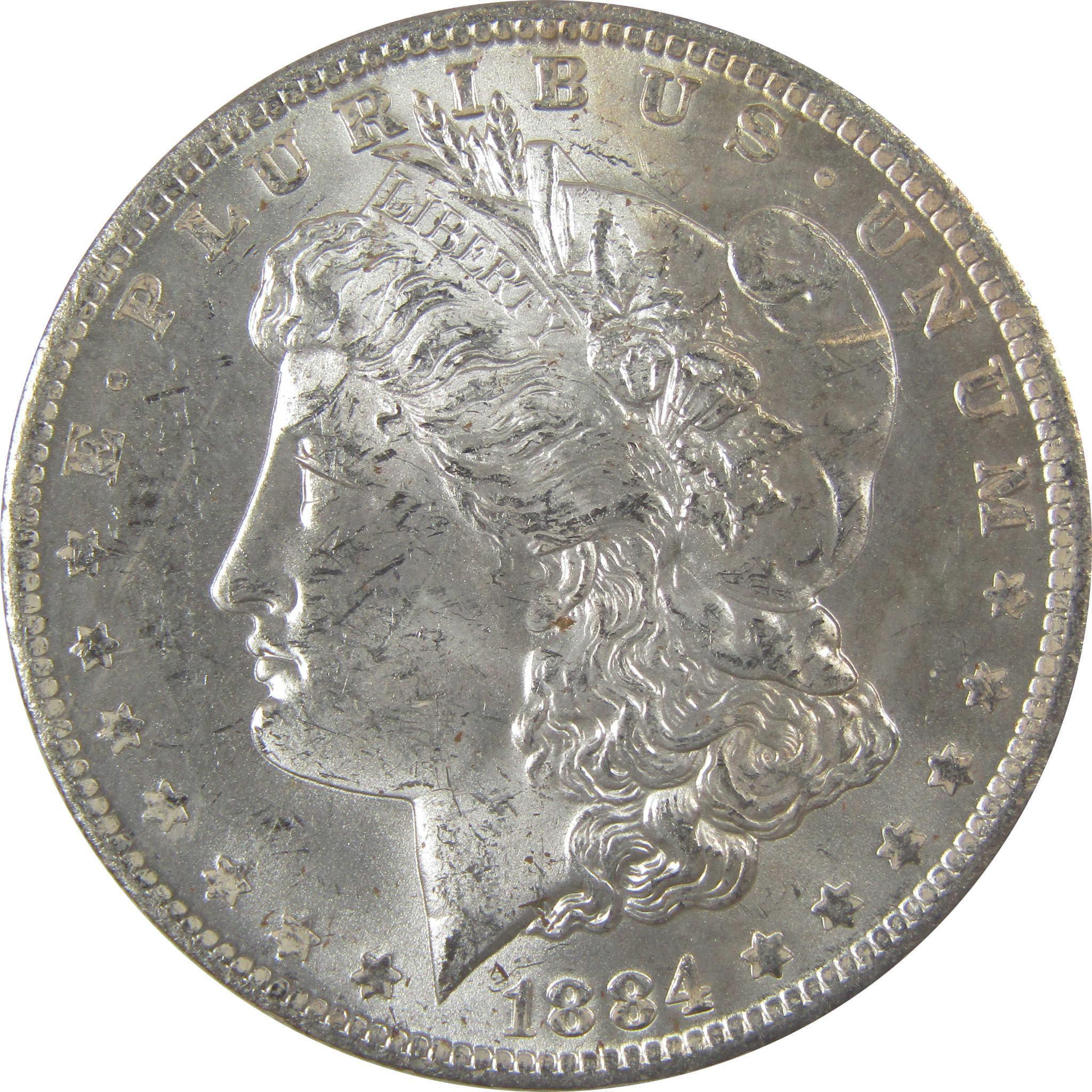 1884 O Morgan Silver Dollar BU Choice Uncirculated Toned SKU:I24178