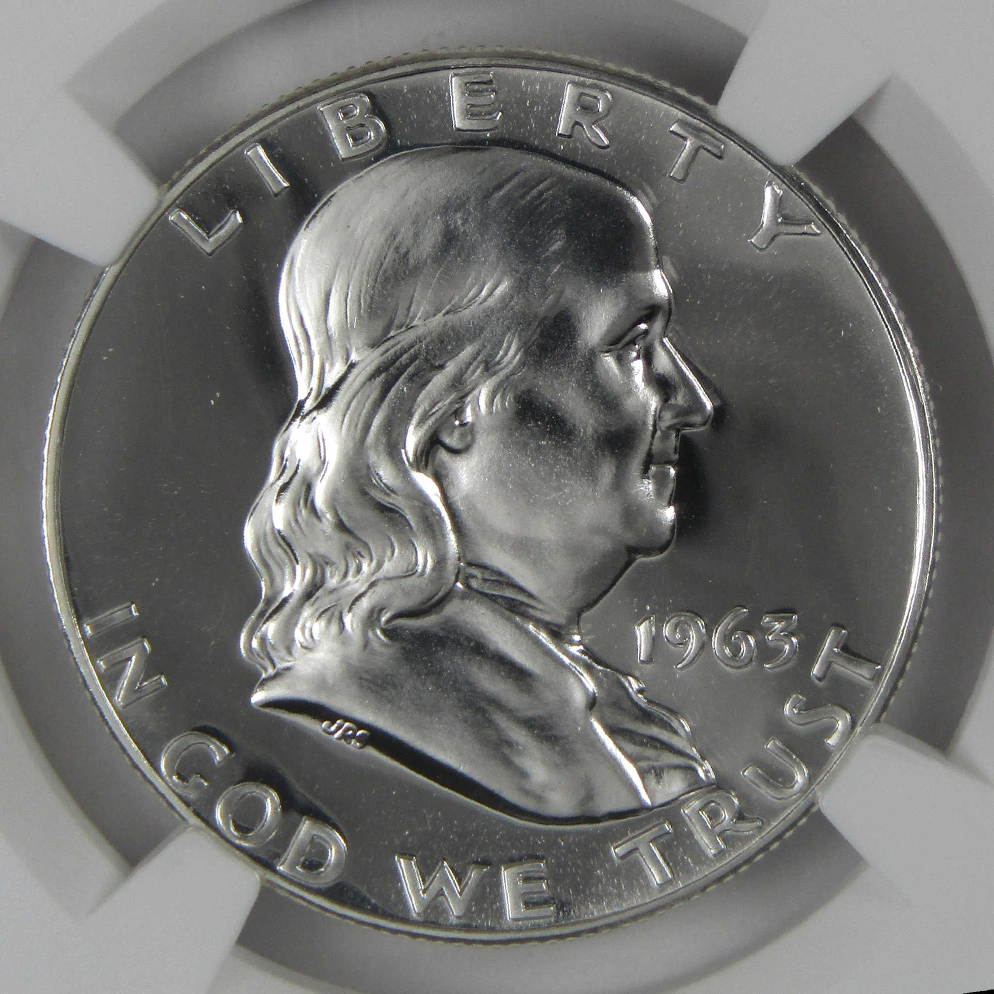 1963 Franklin Silver Half Dollar PF 69 NGC Proof 50c Coin SKU:I27421