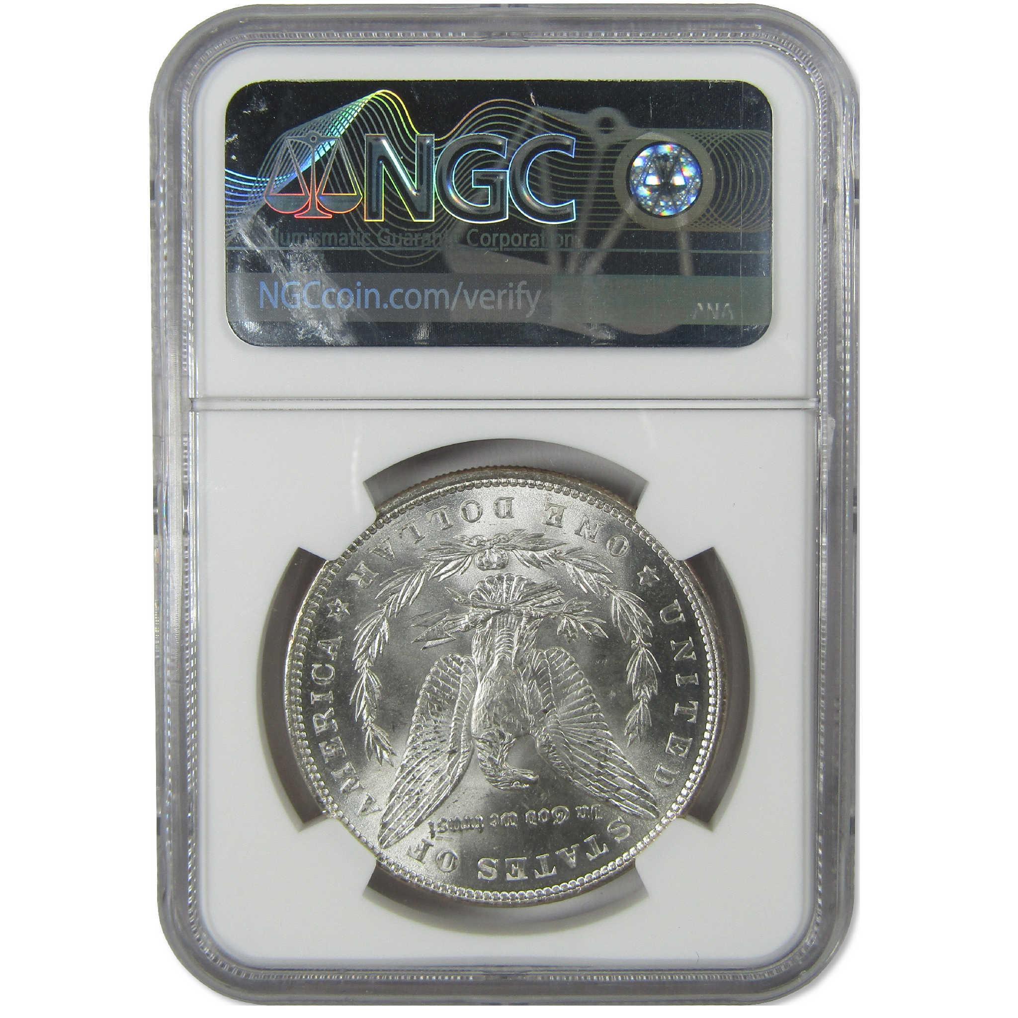 1886 Morgan Silver Dollar MS 66 NGC Uncirculated $1 Coin Collectible - Morgan coin - Morgan silver dollar - Morgan silver dollar for sale - Profile Coins & Collectibles