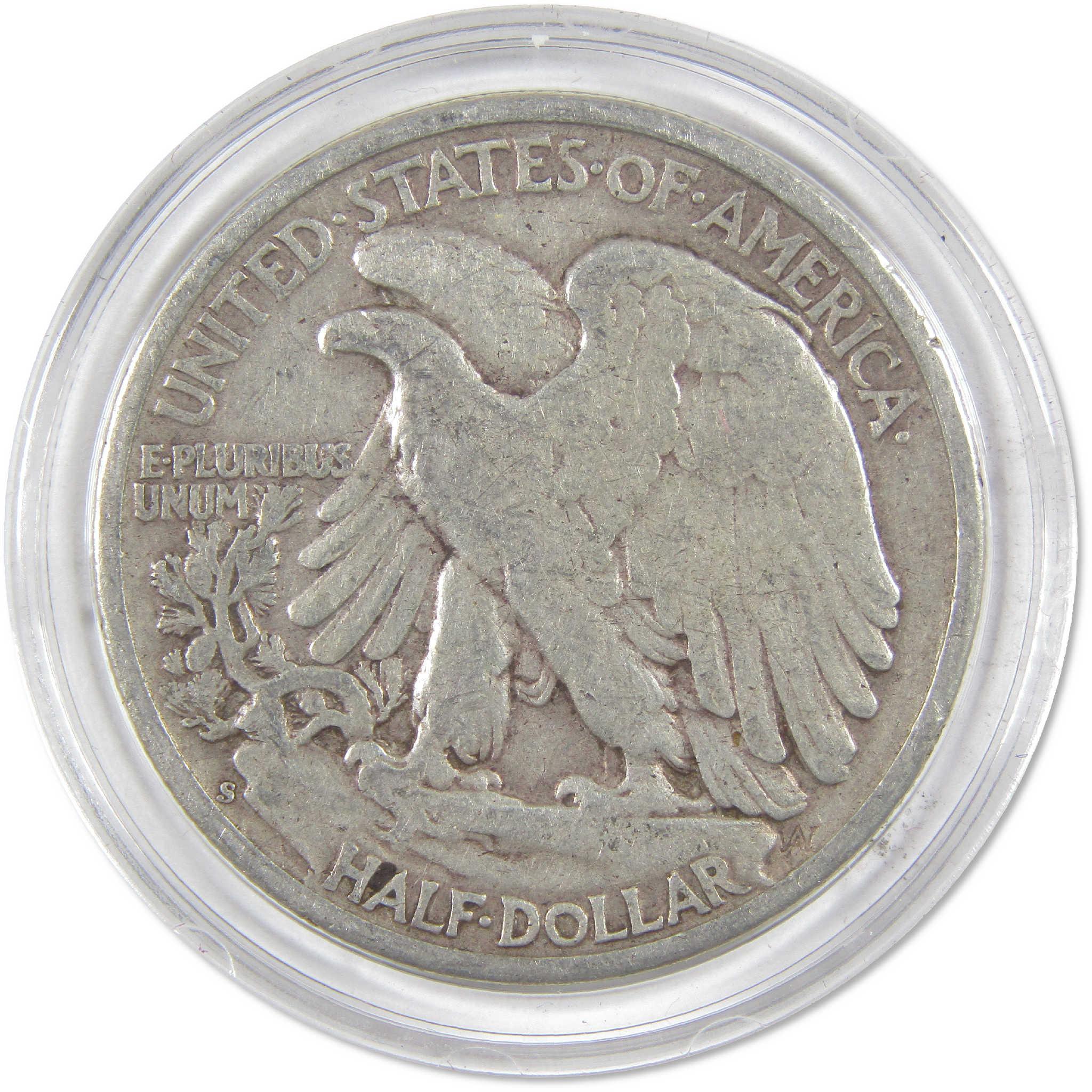 Liberty Walking Silver Half Dollar All-Mint PDS Circulated 3 Coin Set