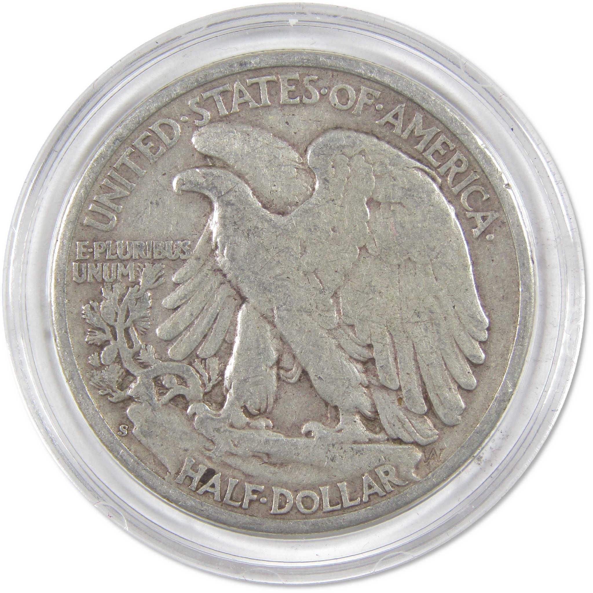 Liberty Walking Silver Half Dollar All-Mint PDS Circulated 3 Coin Set