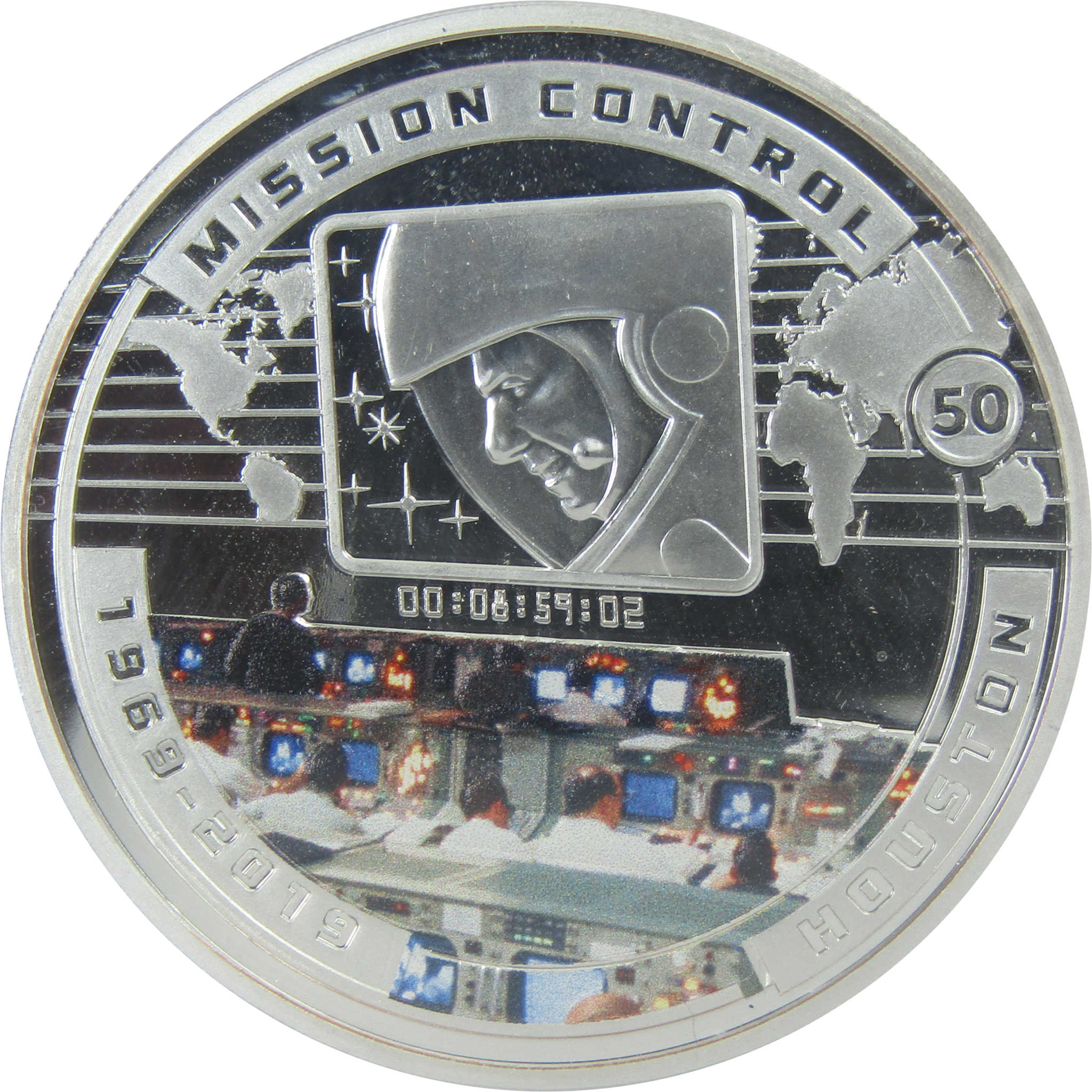 50th Anniversary of Moon Landing Mission Control Proof 2019