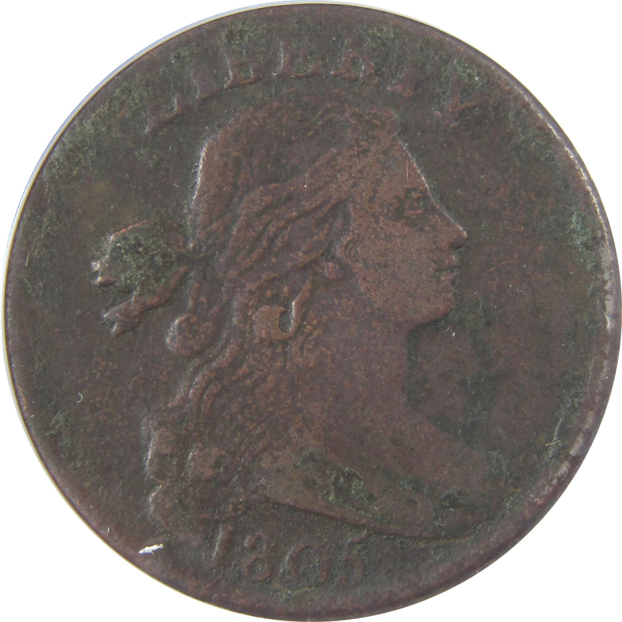 1805 Draped Bust Copper Large Cent VF 20 Details ANACS SKU:I25458