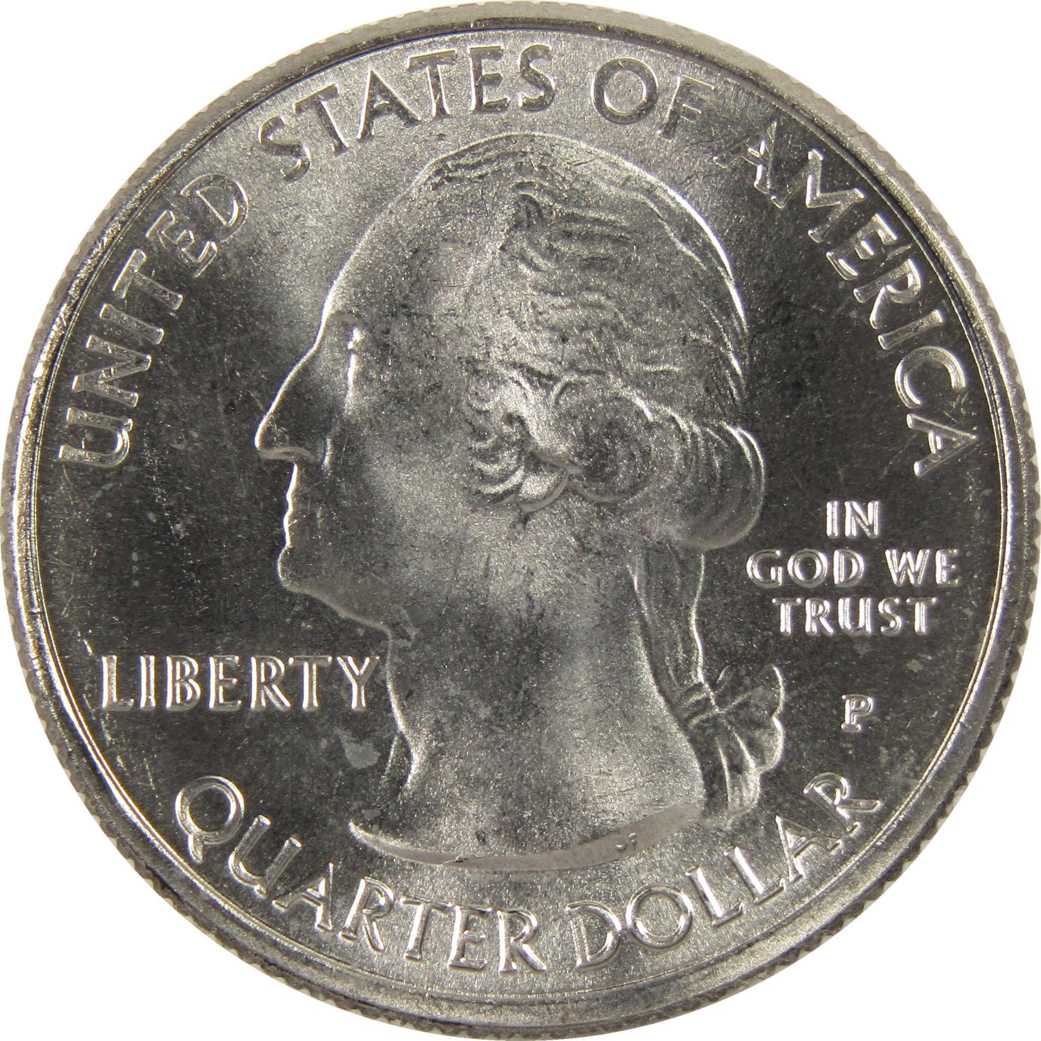2017 P Ellis Island National Park Quarter BU Uncirculated Clad Coin