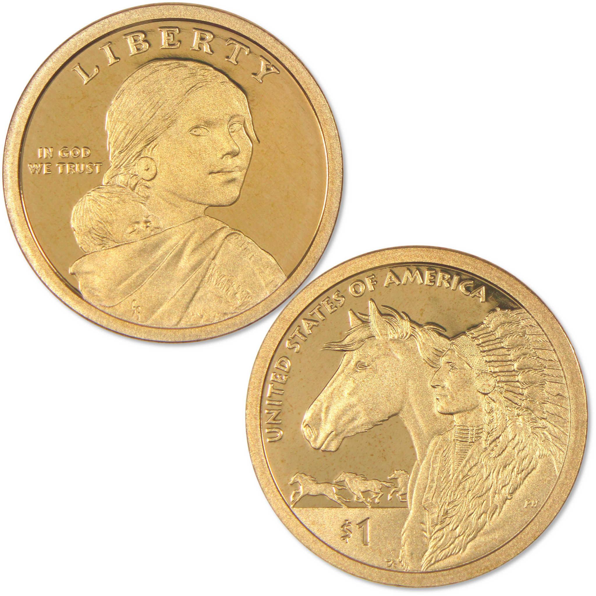 2012 S Trade Routes Native American Dollar Choice Proof $1 Coin