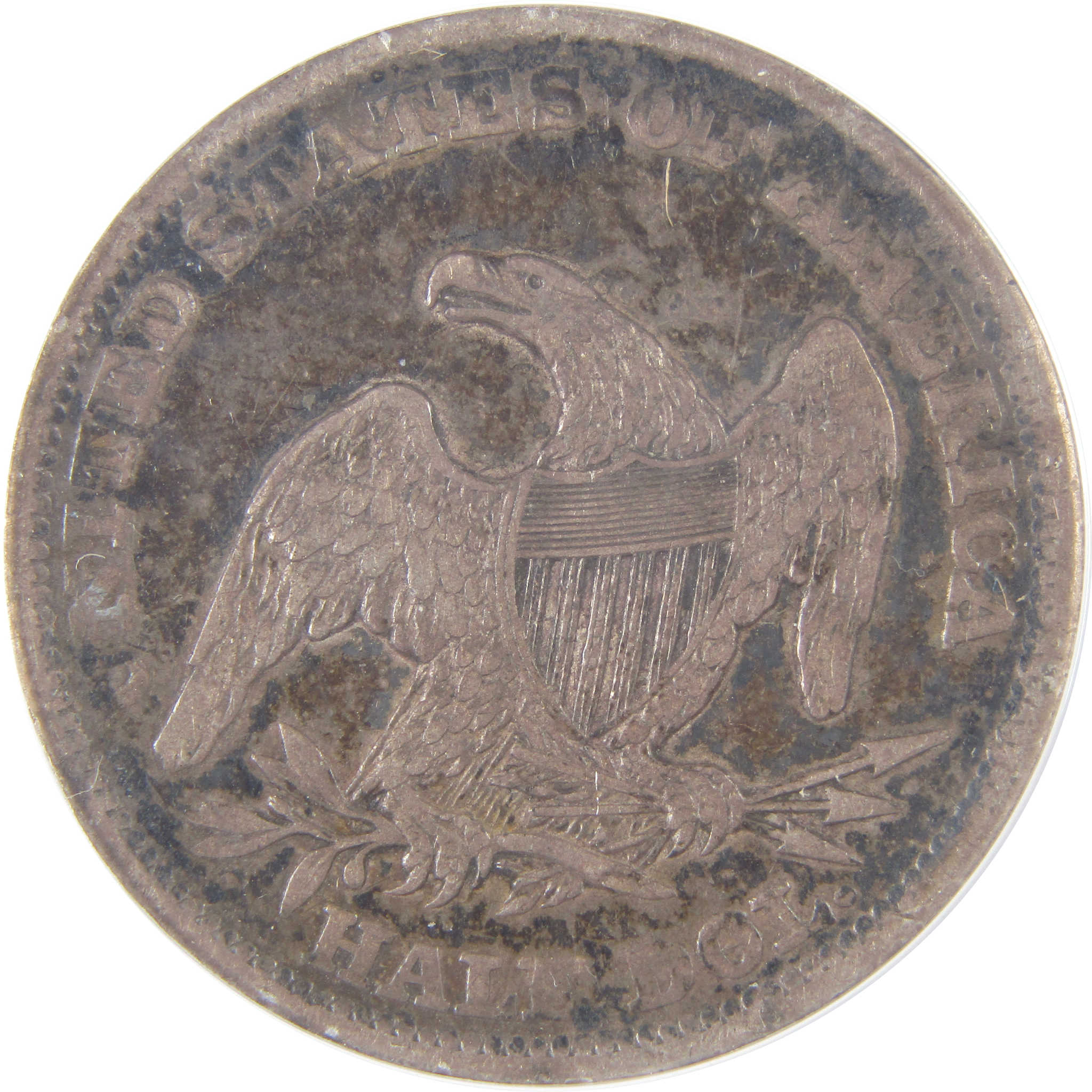 1838 Capped Bust Half Dollar EF 40 ANACS Silver 50c Coin SKU:I17460