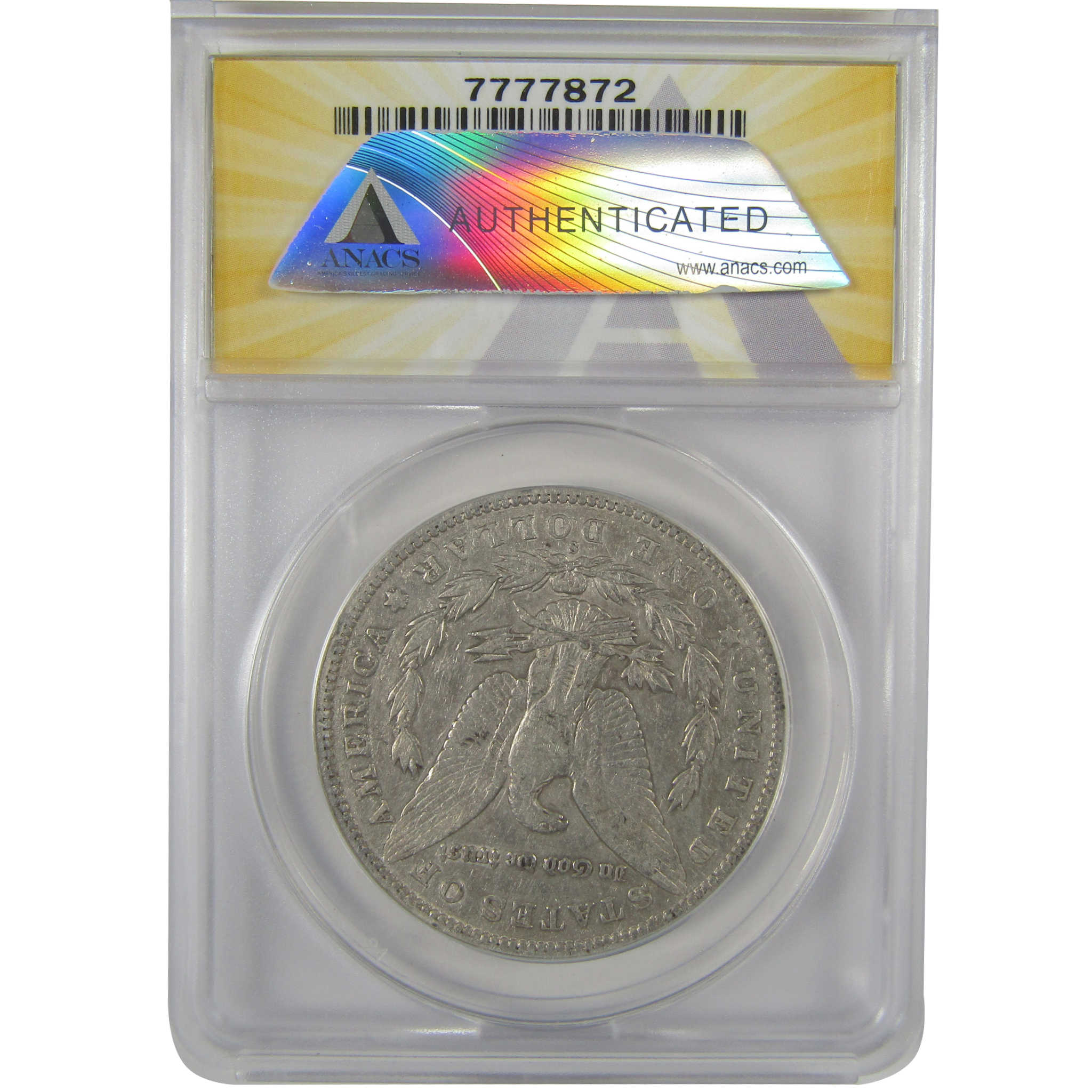 1895 S Morgan Dollar F 15 Details ANACS Silver $1 Coin SKU:I19388 - Morgan coin - Morgan silver dollar - Morgan silver dollar for sale - Profile Coins & Collectibles