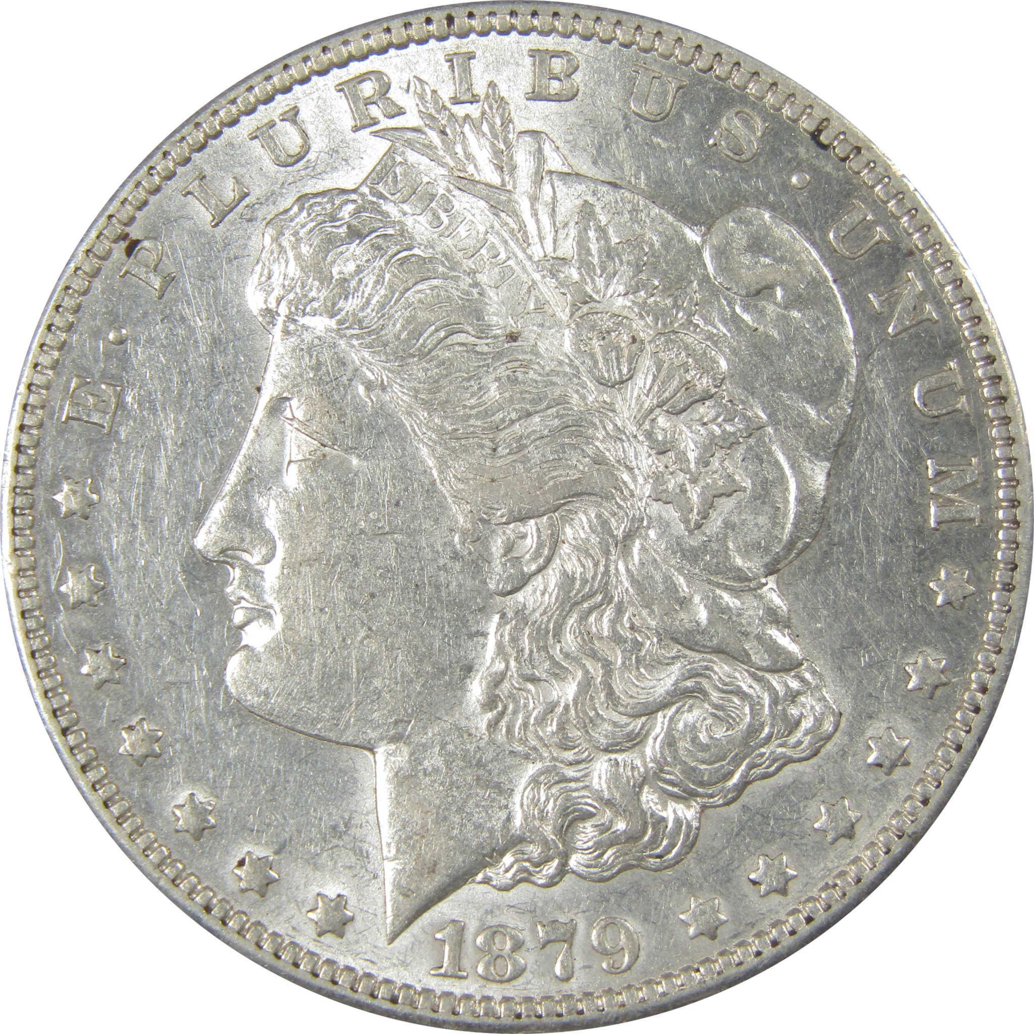 1879 S Rev 78 Morgan Silver Dollar AU About Uncirculated SKU:I24226 - Morgan coin - Morgan silver dollar - Morgan silver dollar for sale - Profile Coins & Collectibles