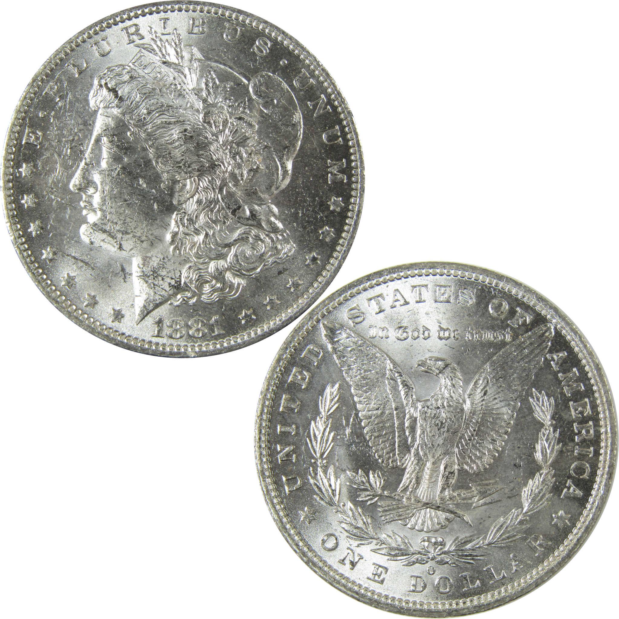 1881 O Morgan Silver Dollar Uncirculated Mint State $1 Coin SKU:I27764 - Morgan coin - Morgan silver dollar - Morgan silver dollar for sale - Profile Coins & Collectibles