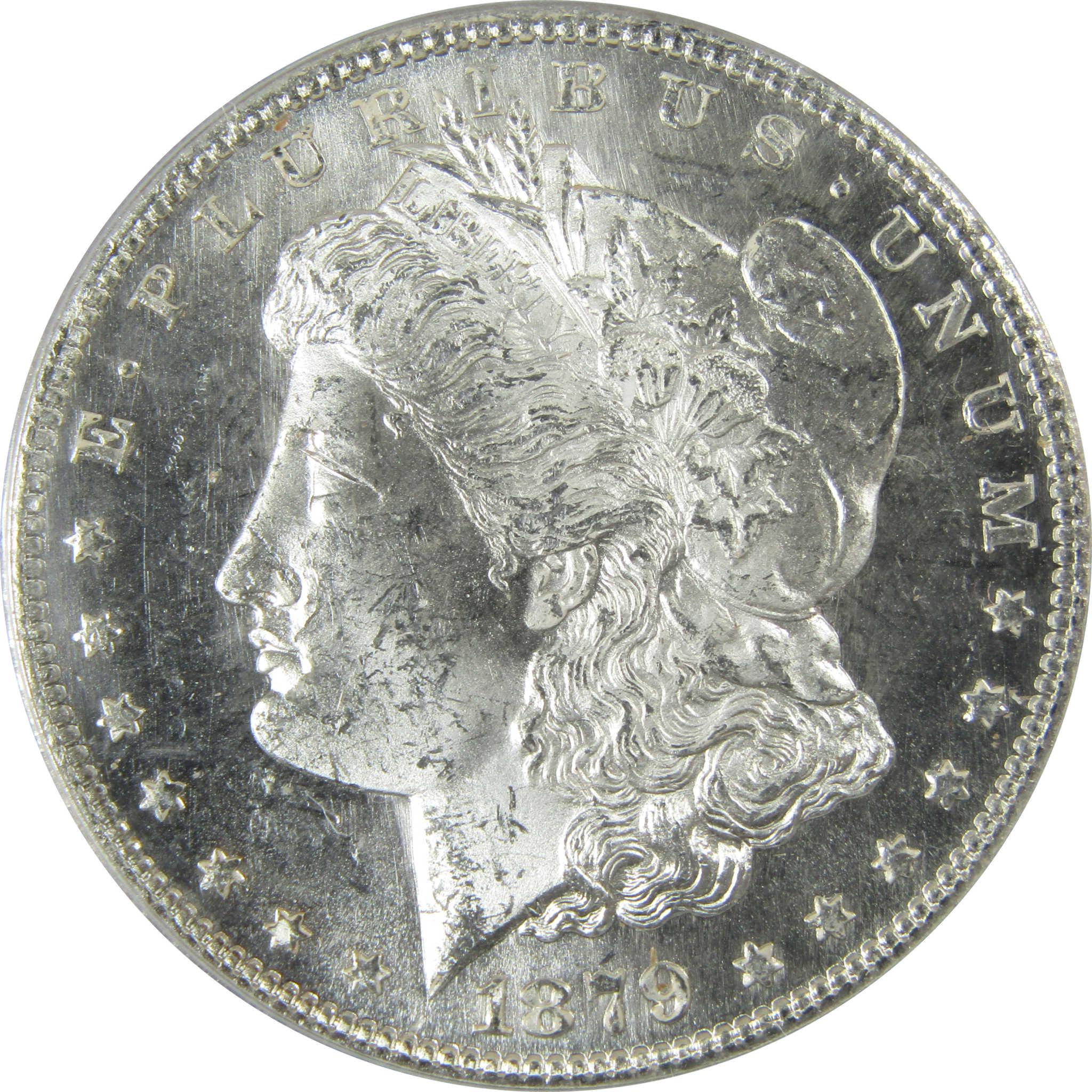 1879 S Rev 79 Morgan Silver Dollar MS 61 ANACS Uncirculated SKU:CP605 - Morgan coin - Morgan silver dollar - Morgan silver dollar for sale - Profile Coins & Collectibles