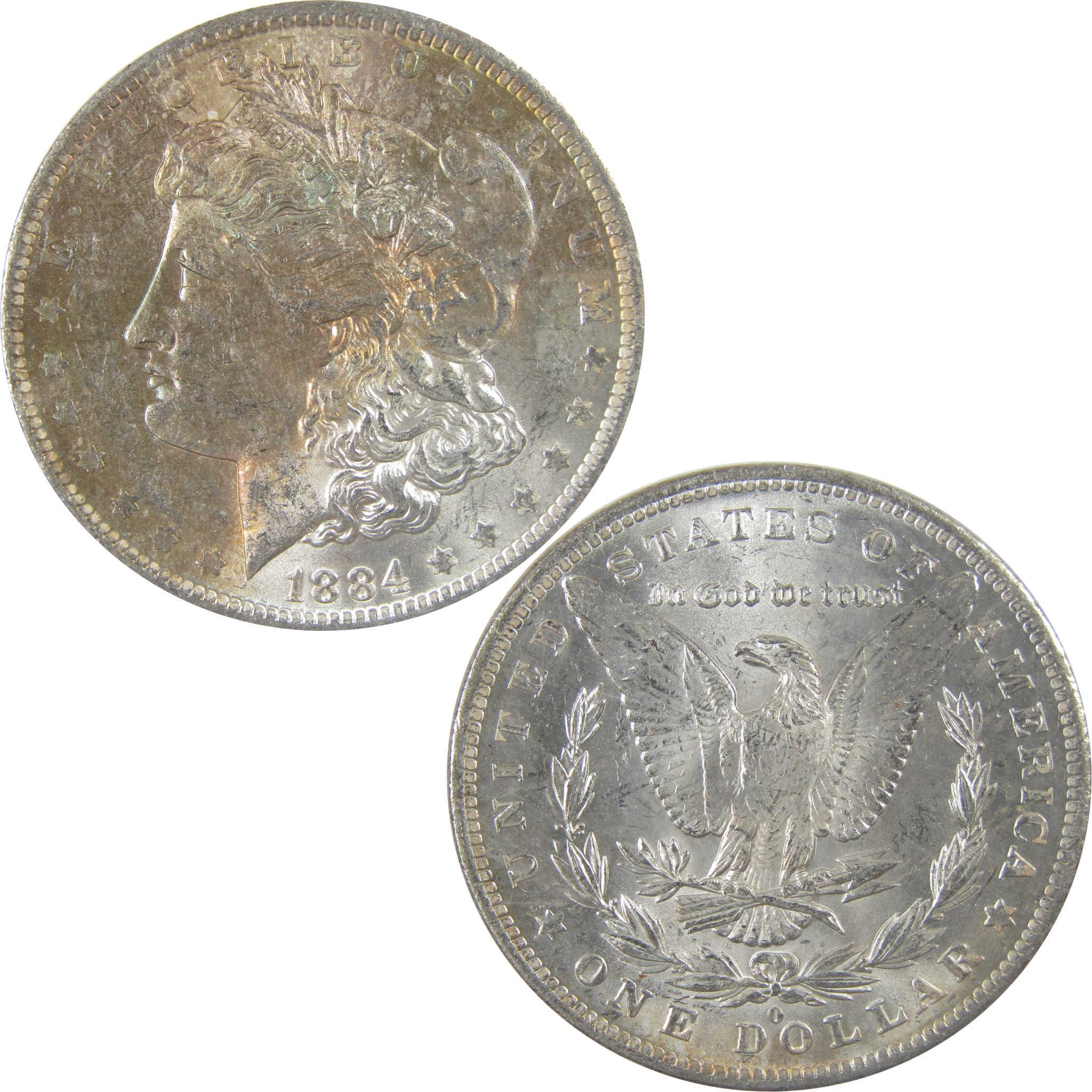 1884 O Morgan Silver Dollar BU Choice Uncirculated Toned SKU:I24195