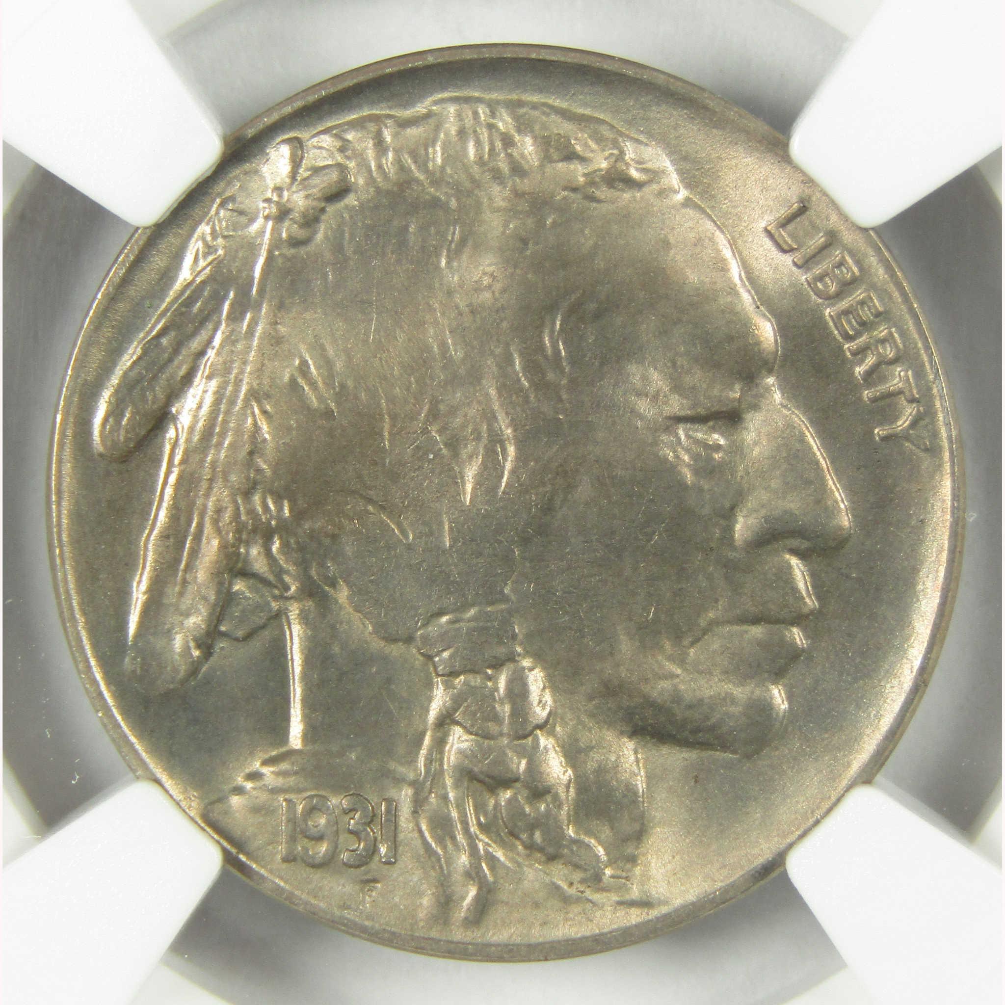 1931 S Indian Head Buffalo Nickel MS 65 NGC Uncirculated 5c Coin
