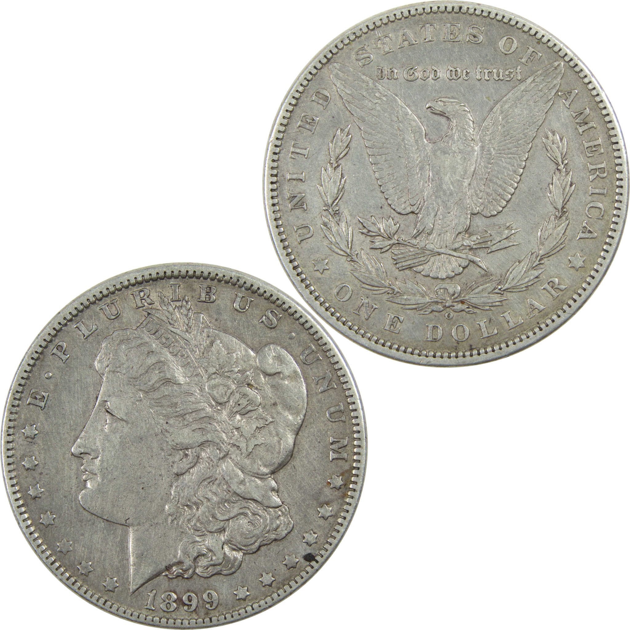 1899 O Micro O Morgan Dollar XF EF Extremely Fine Silver $1 SKU:I13369 - Morgan coin - Morgan silver dollar - Morgan silver dollar for sale - Profile Coins & Collectibles